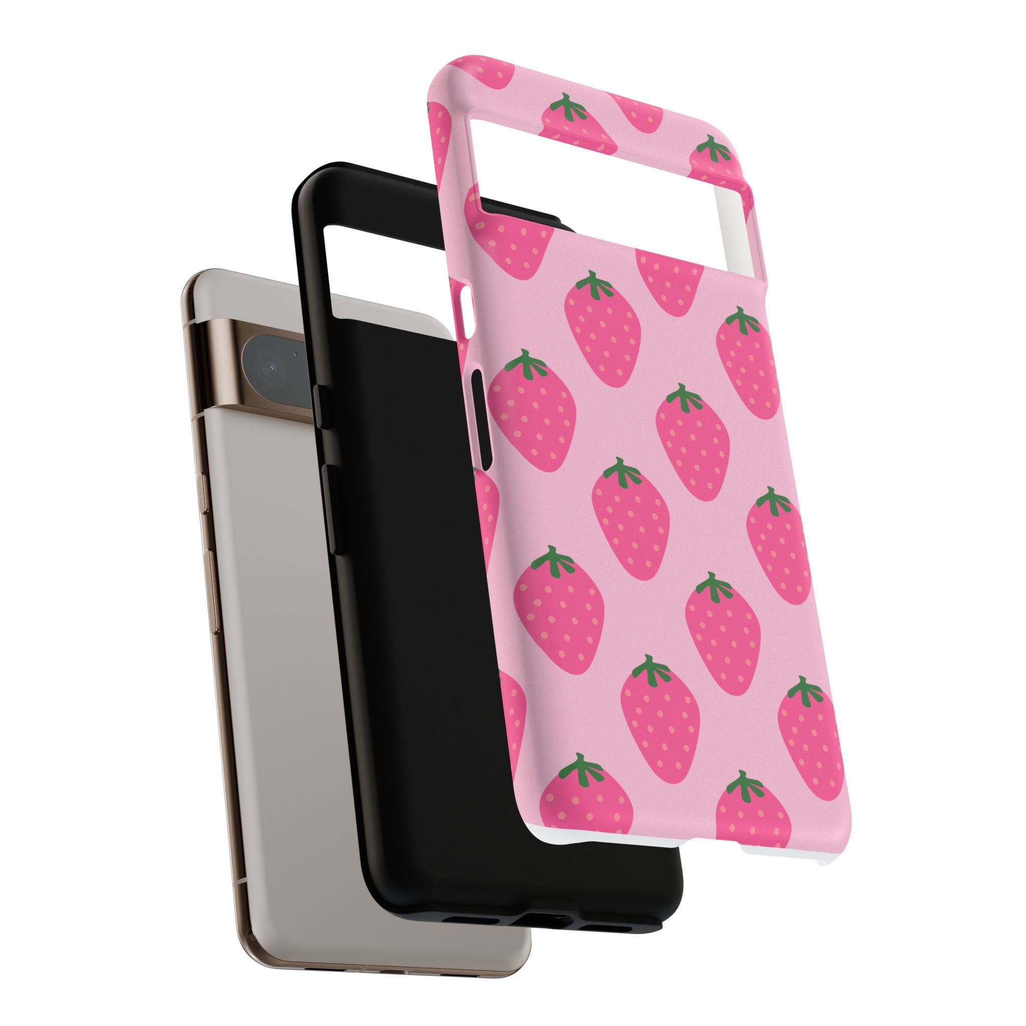 Pink Strawberry Phone Case