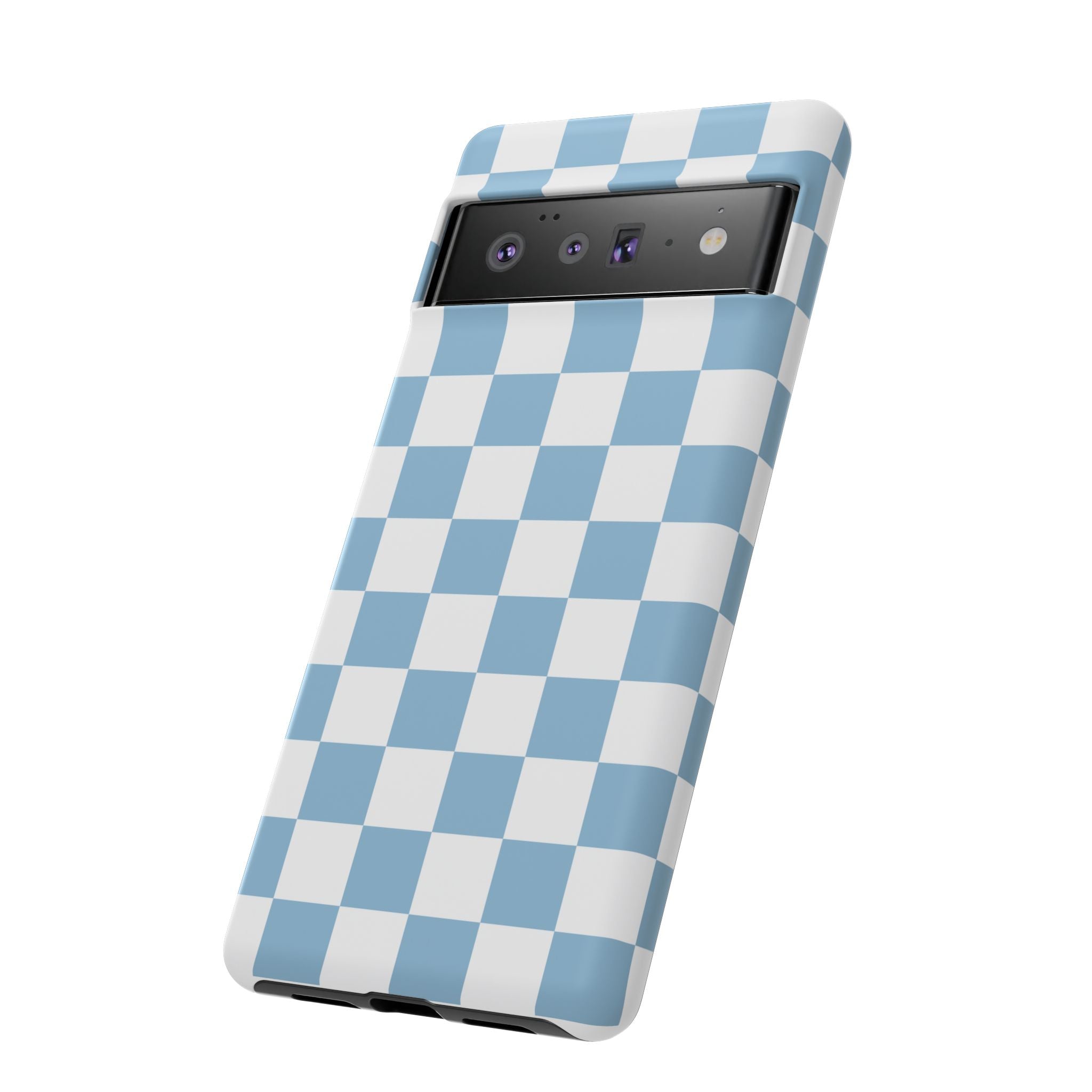Blue Checkerboard Tough Phone Case