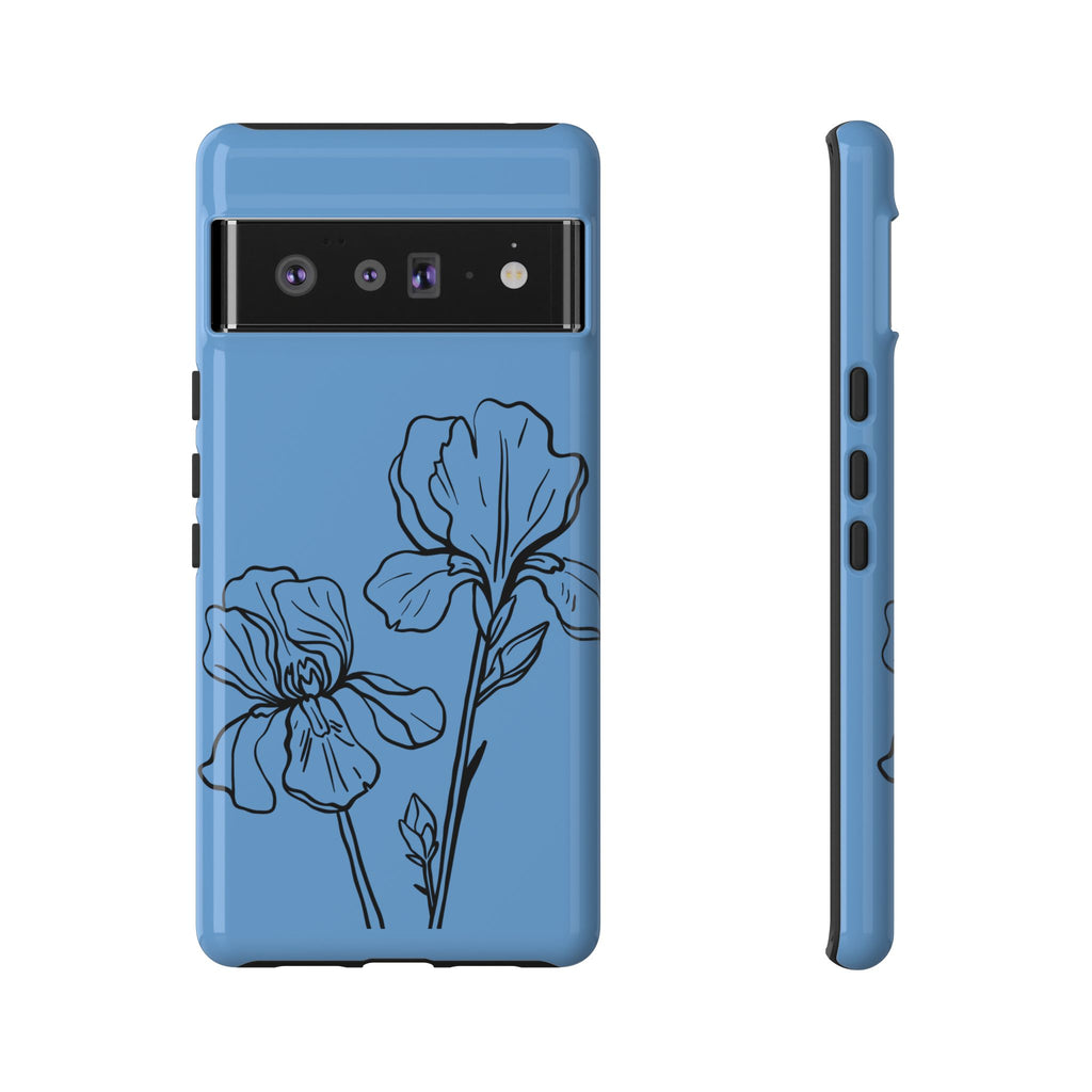 Blue Floral Phone Case