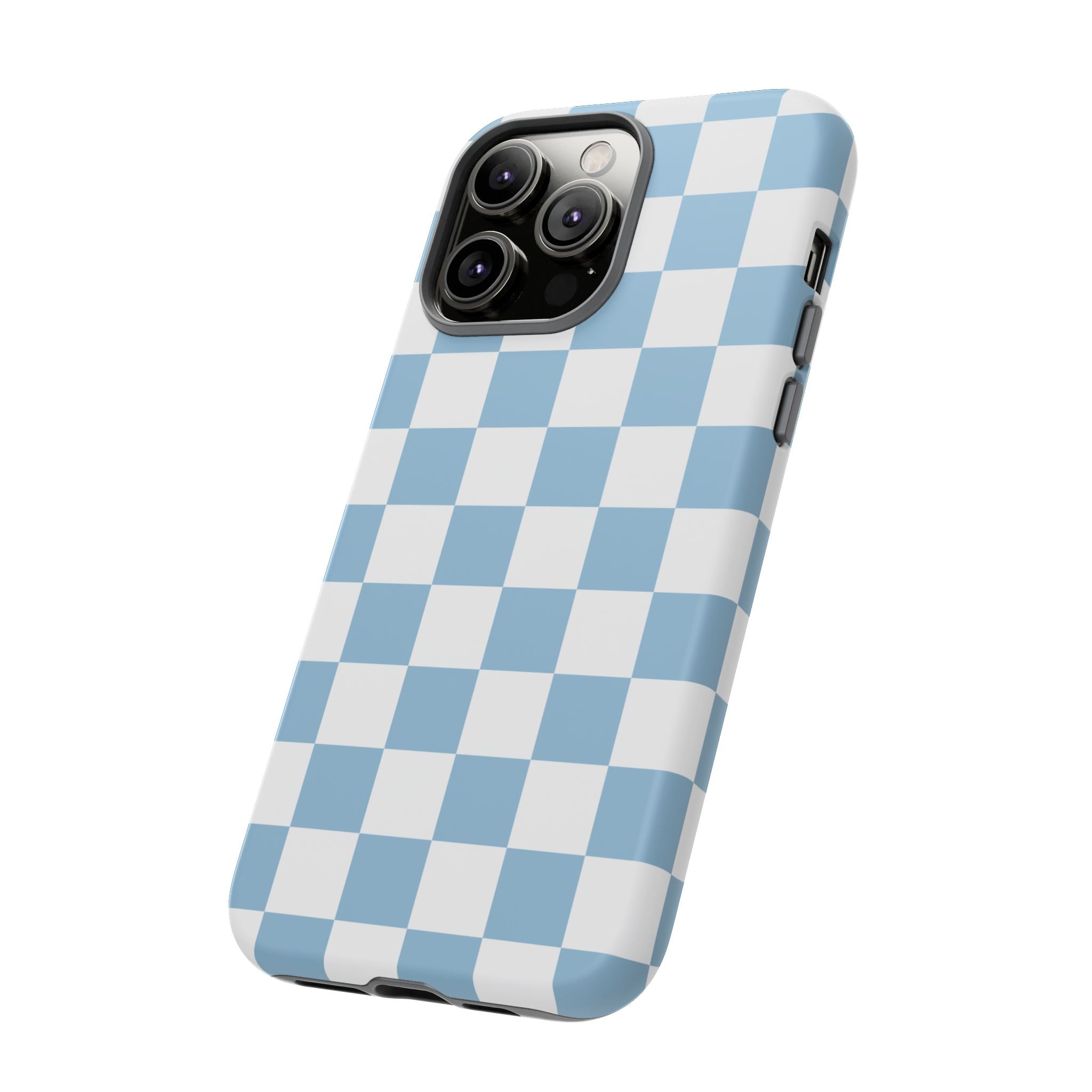 Blue Checkerboard Tough Phone Case