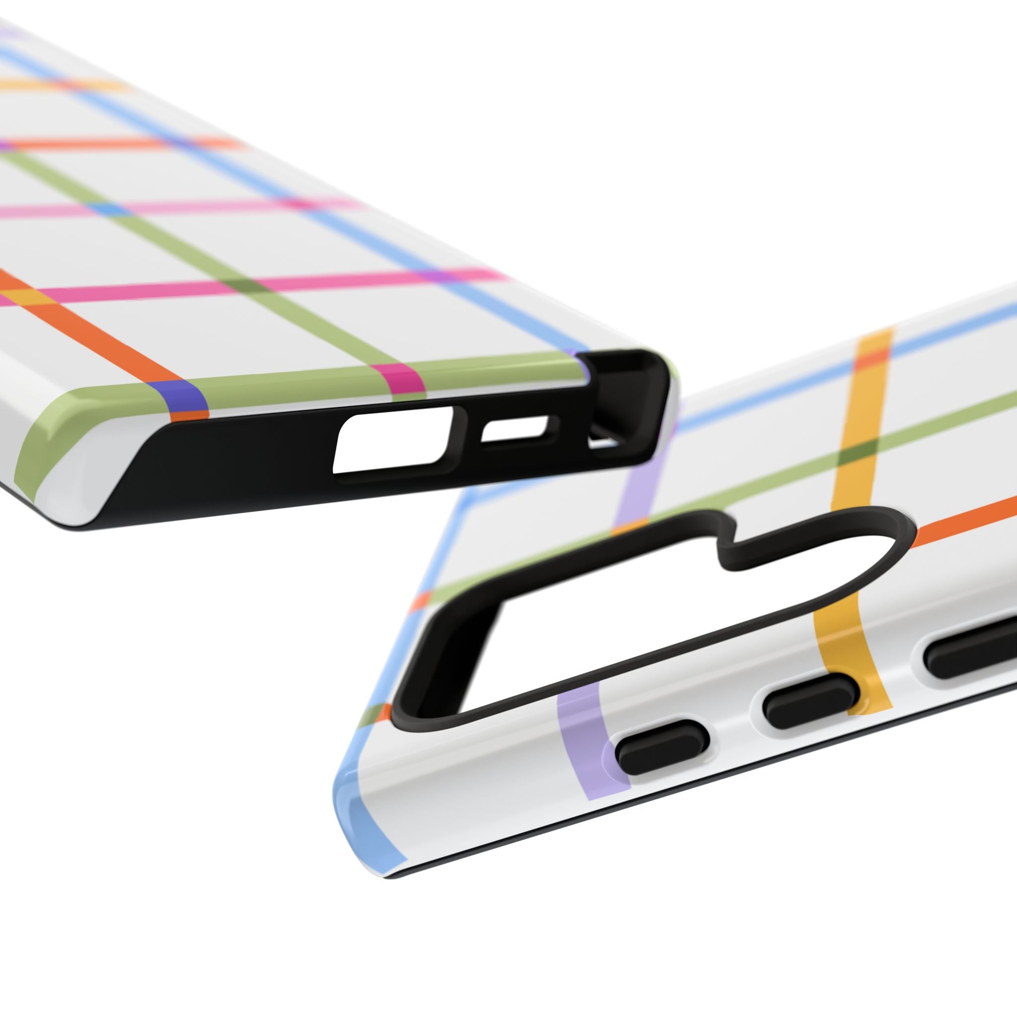 Colorful Plaid Tough Phone Case