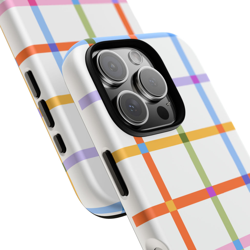 Colorful Plaid Tough Phone Case