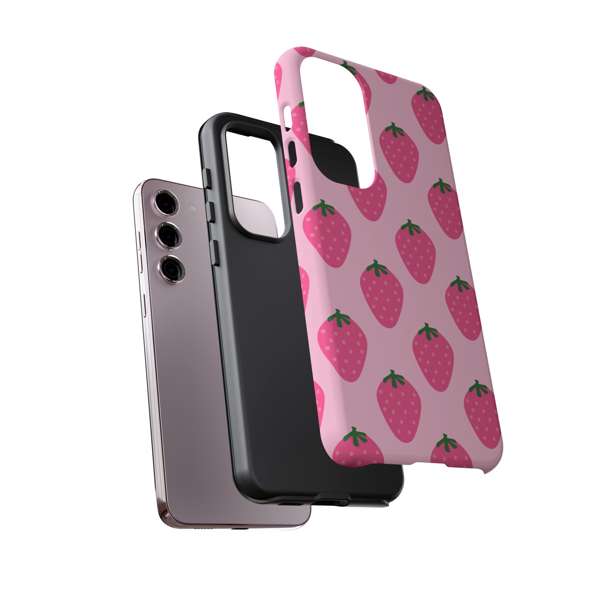 Pink Strawberry Phone Case