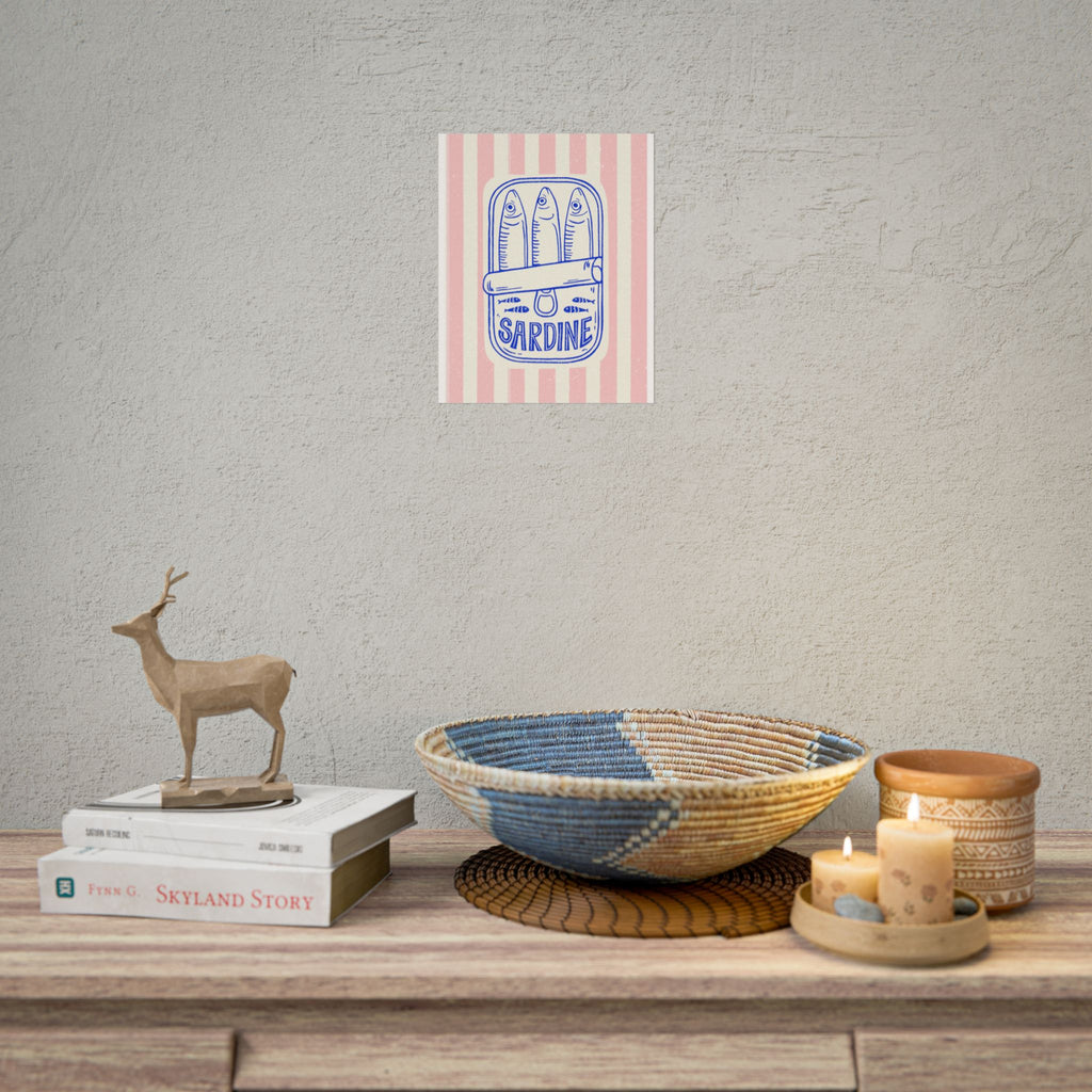 Chic Sardine Rolled Posters for Home Decor
