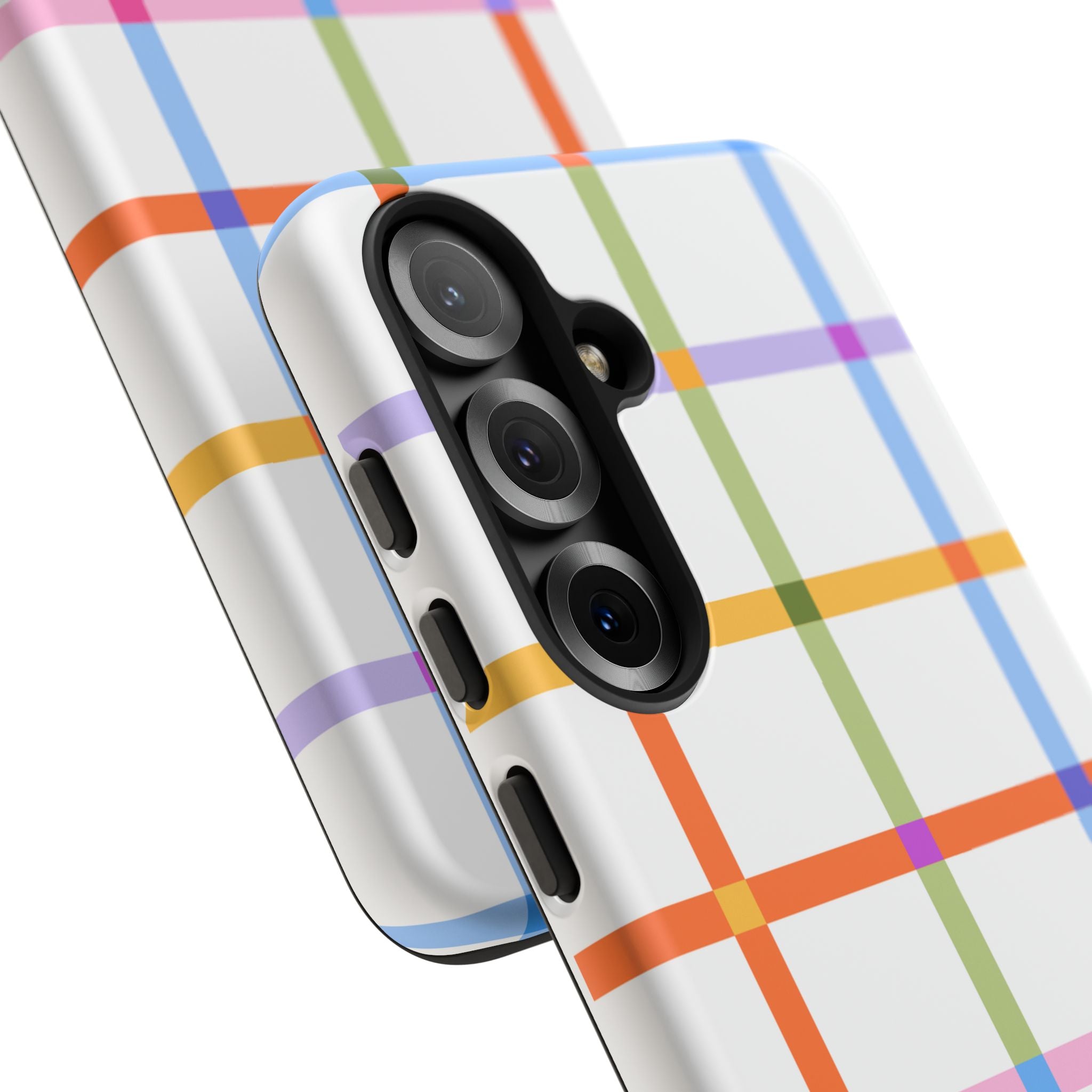 Colorful Plaid Tough Phone Case