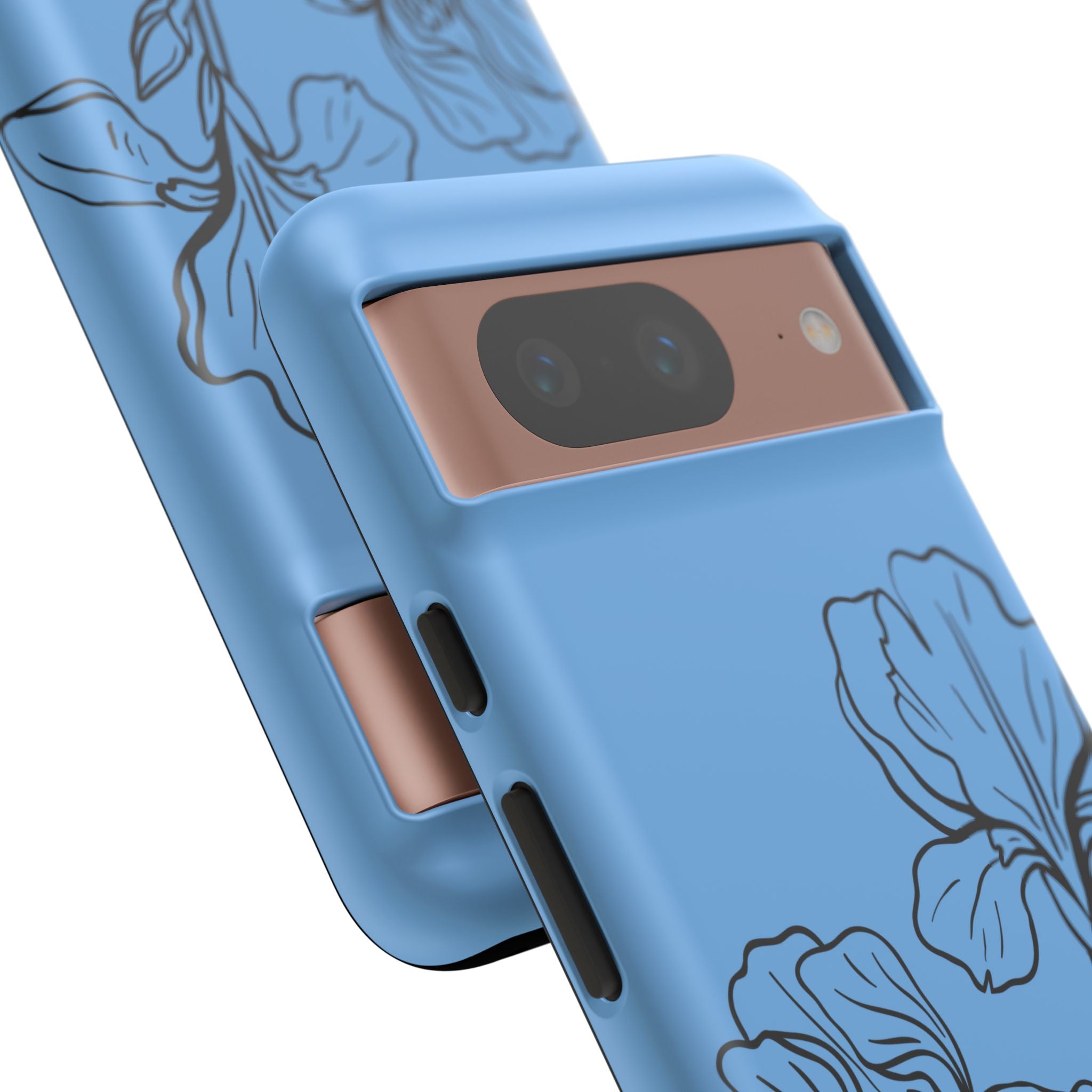 Blue Floral Phone Case