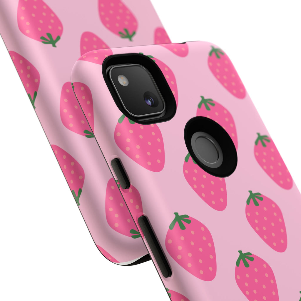 Pink Strawberry Phone Case