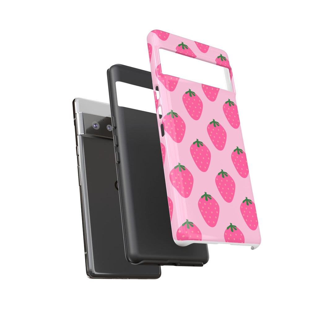 Pink Strawberry Phone Case