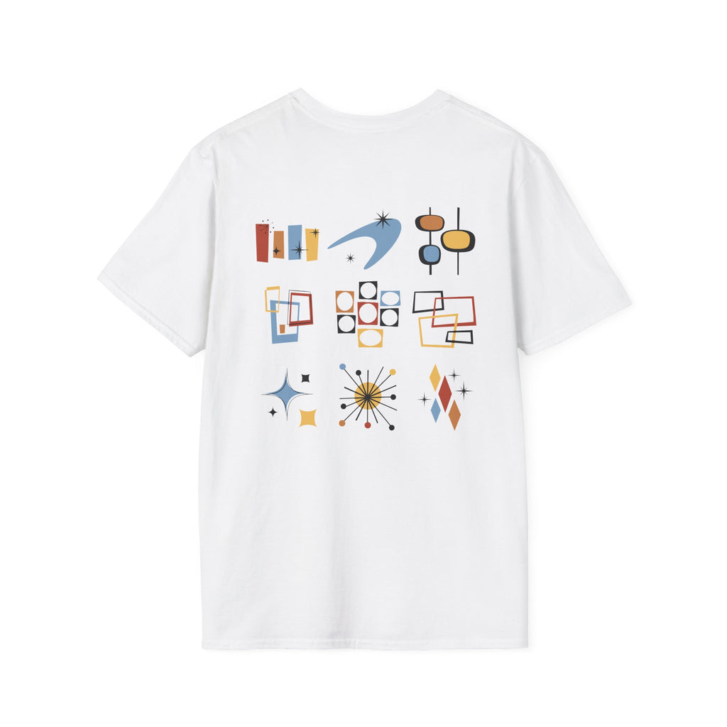 Mid Century Modern Abstract Unisex Graphic Tee