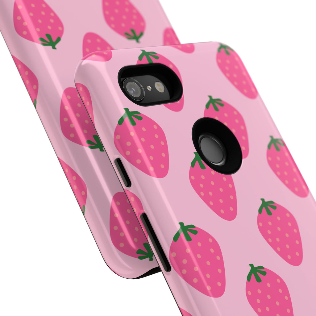 Pink Strawberry Phone Case