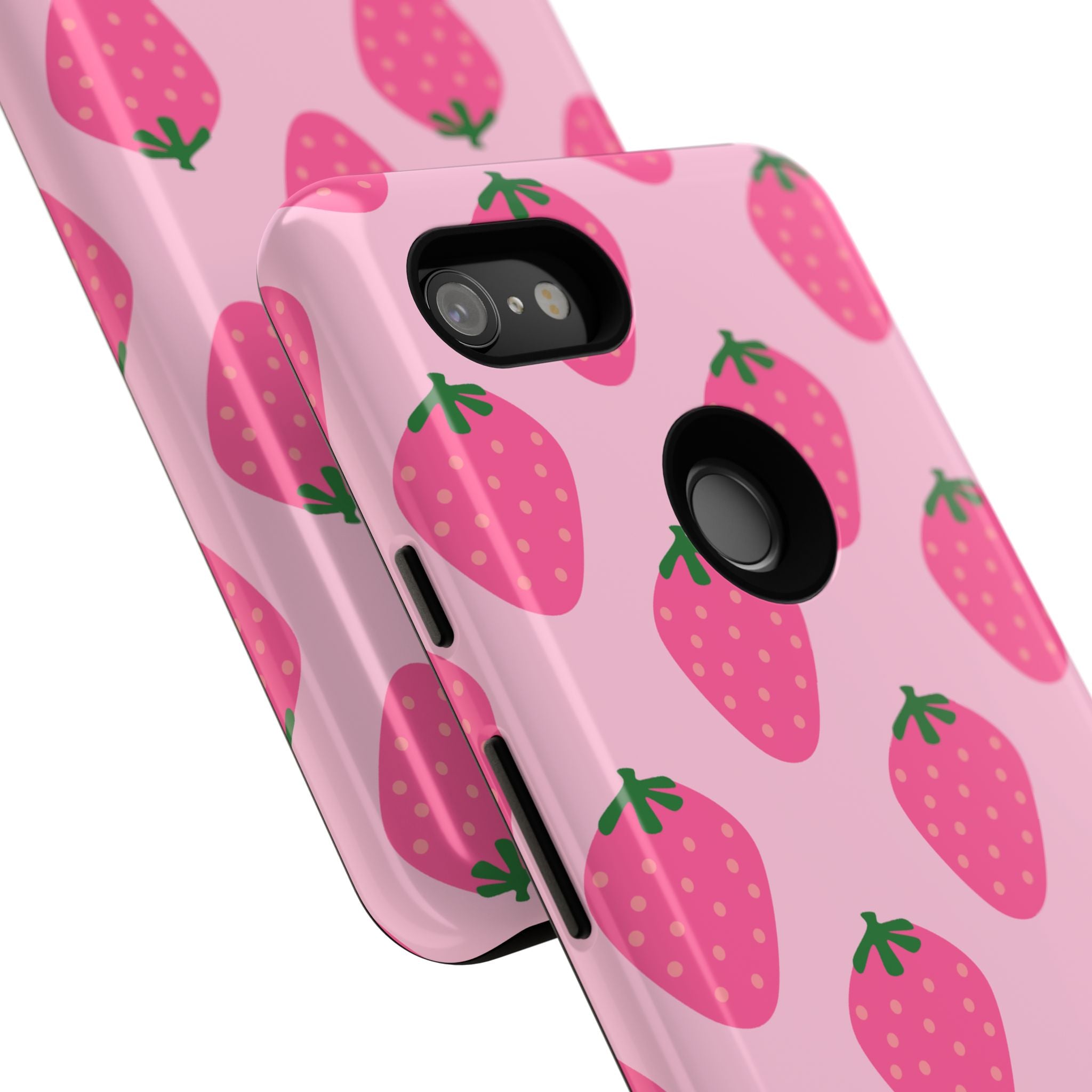 Pink Strawberry Phone Case