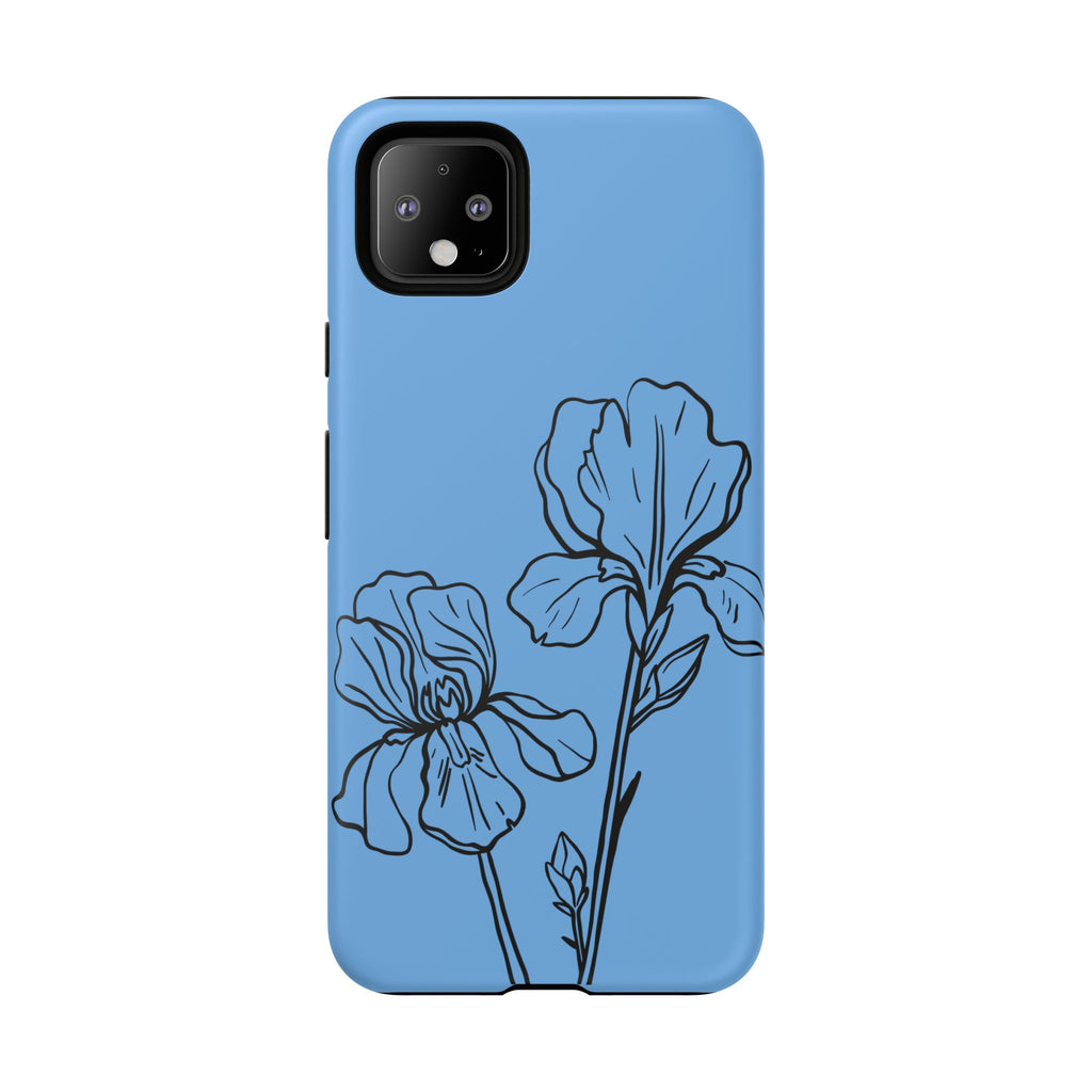 Blue Floral Phone Case