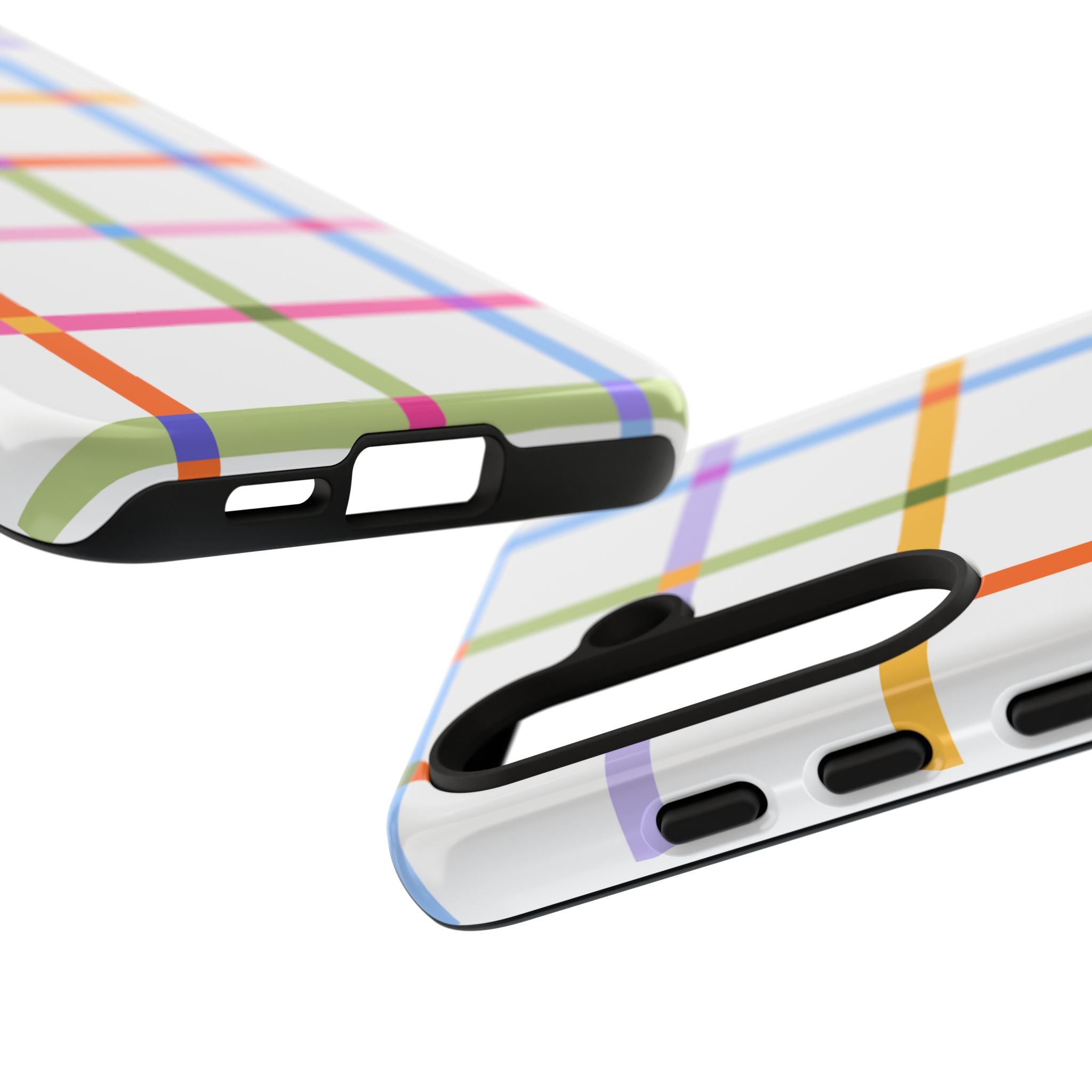 Colorful Plaid Tough Phone Case