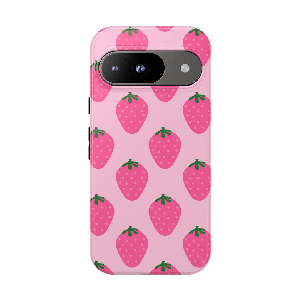 Pink Strawberry Phone Case