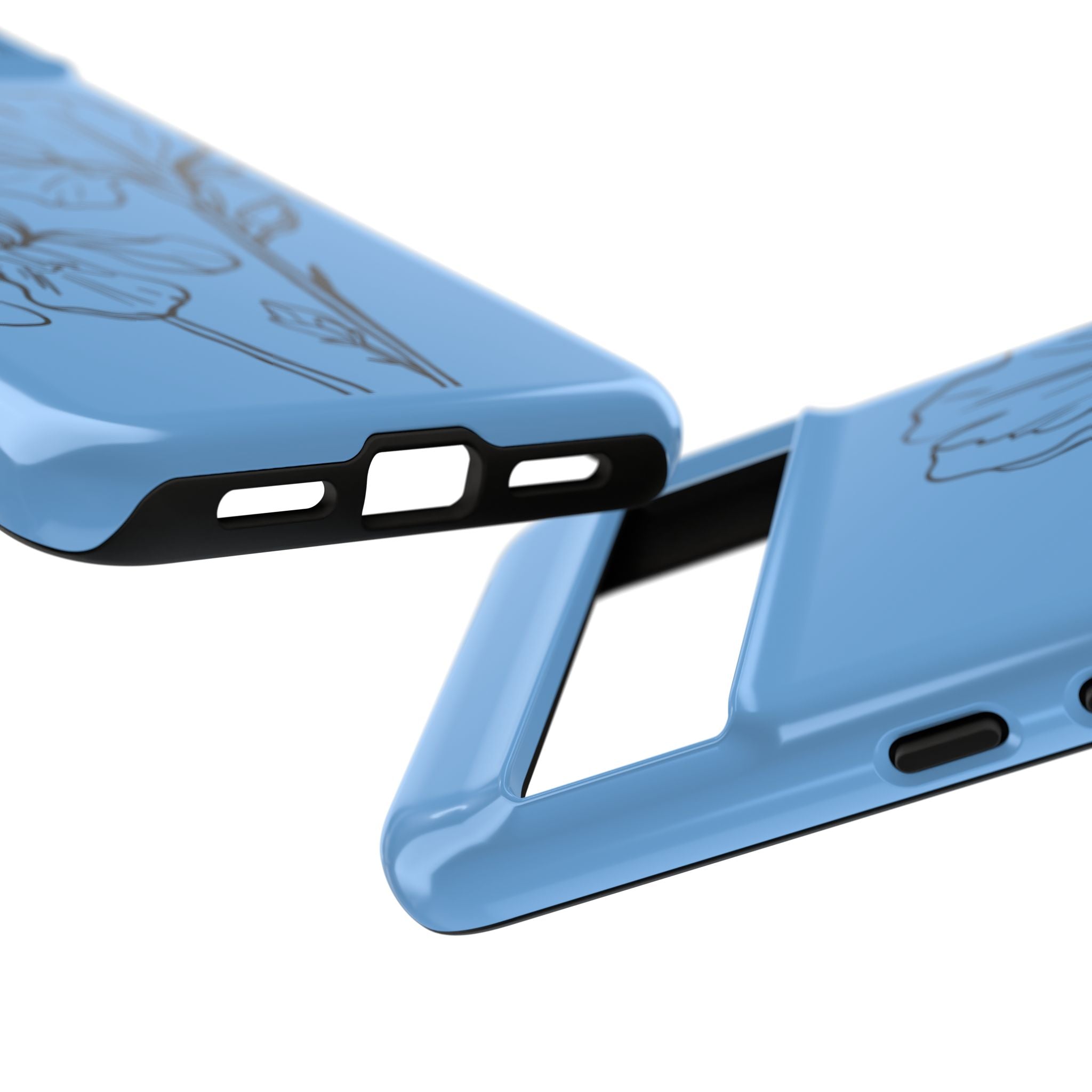 Blue Floral Phone Case