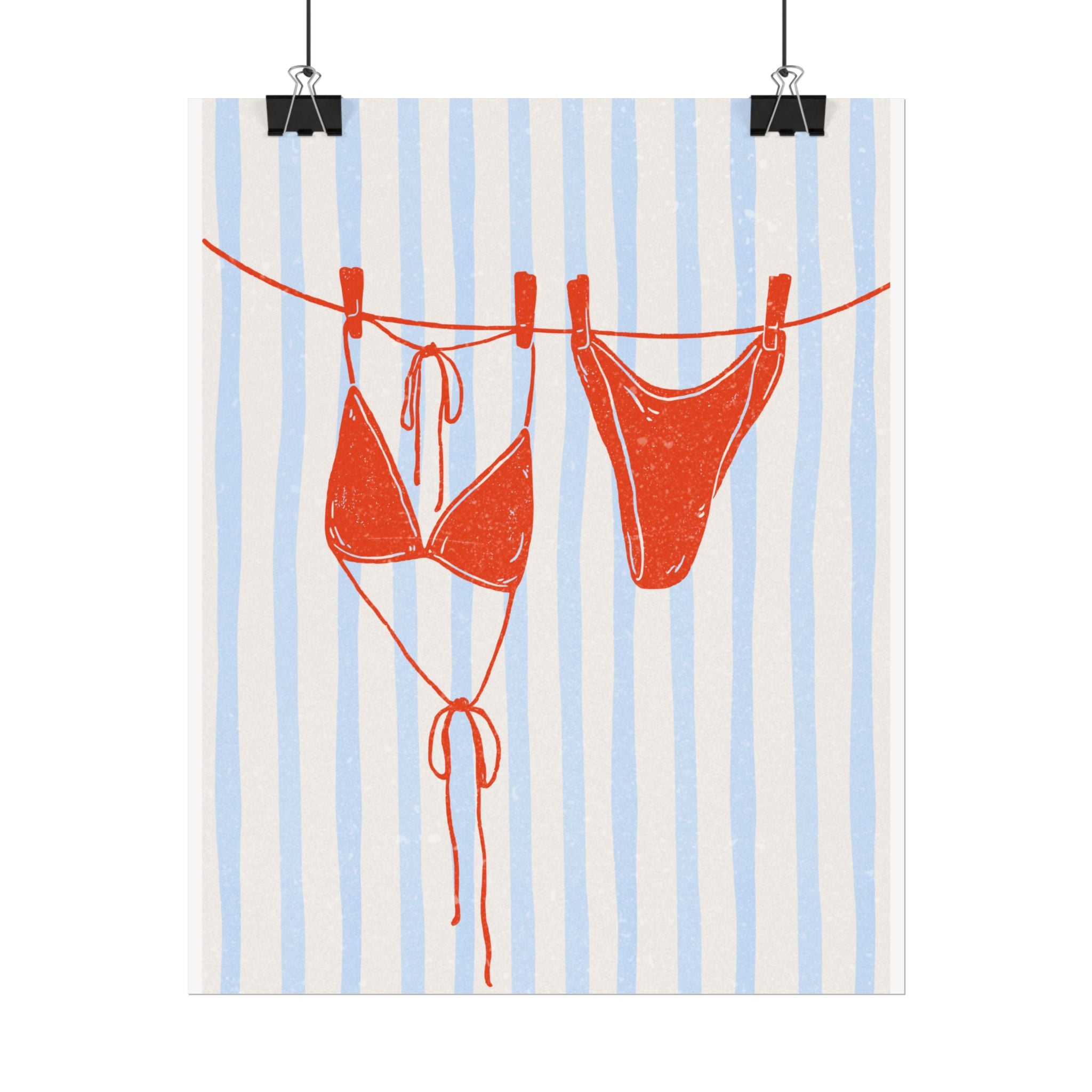 Red Bikini Wall Art  - Rolled Posters