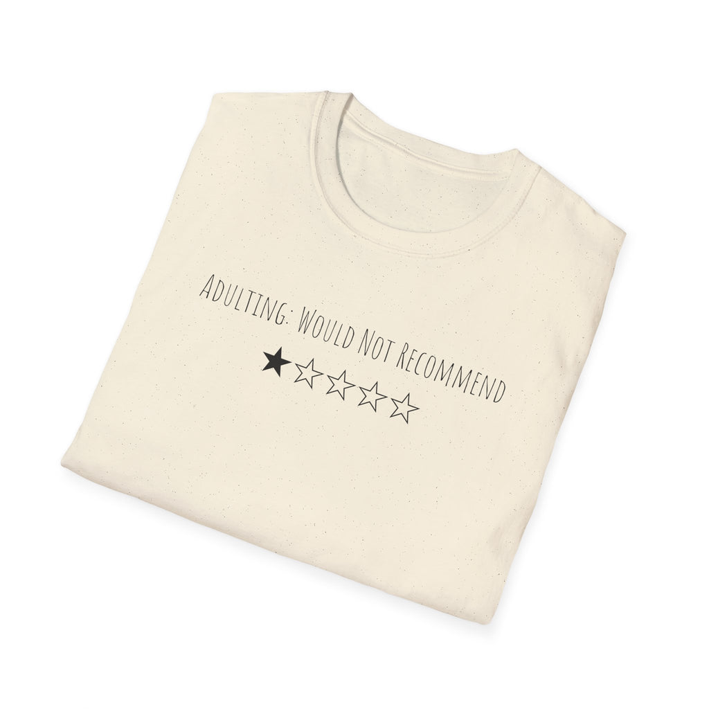 Adulting Review Graphic Tee