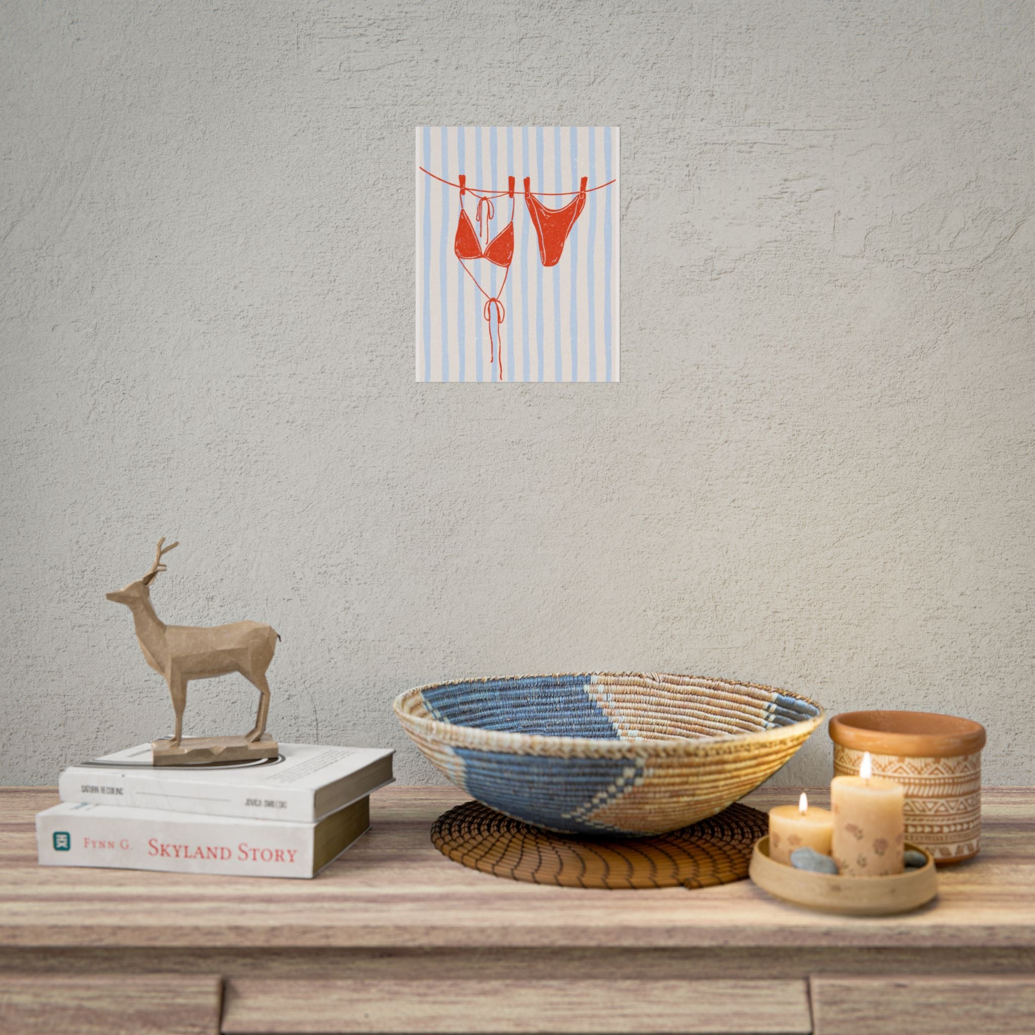 Red Bikini Wall Art  - Rolled Posters