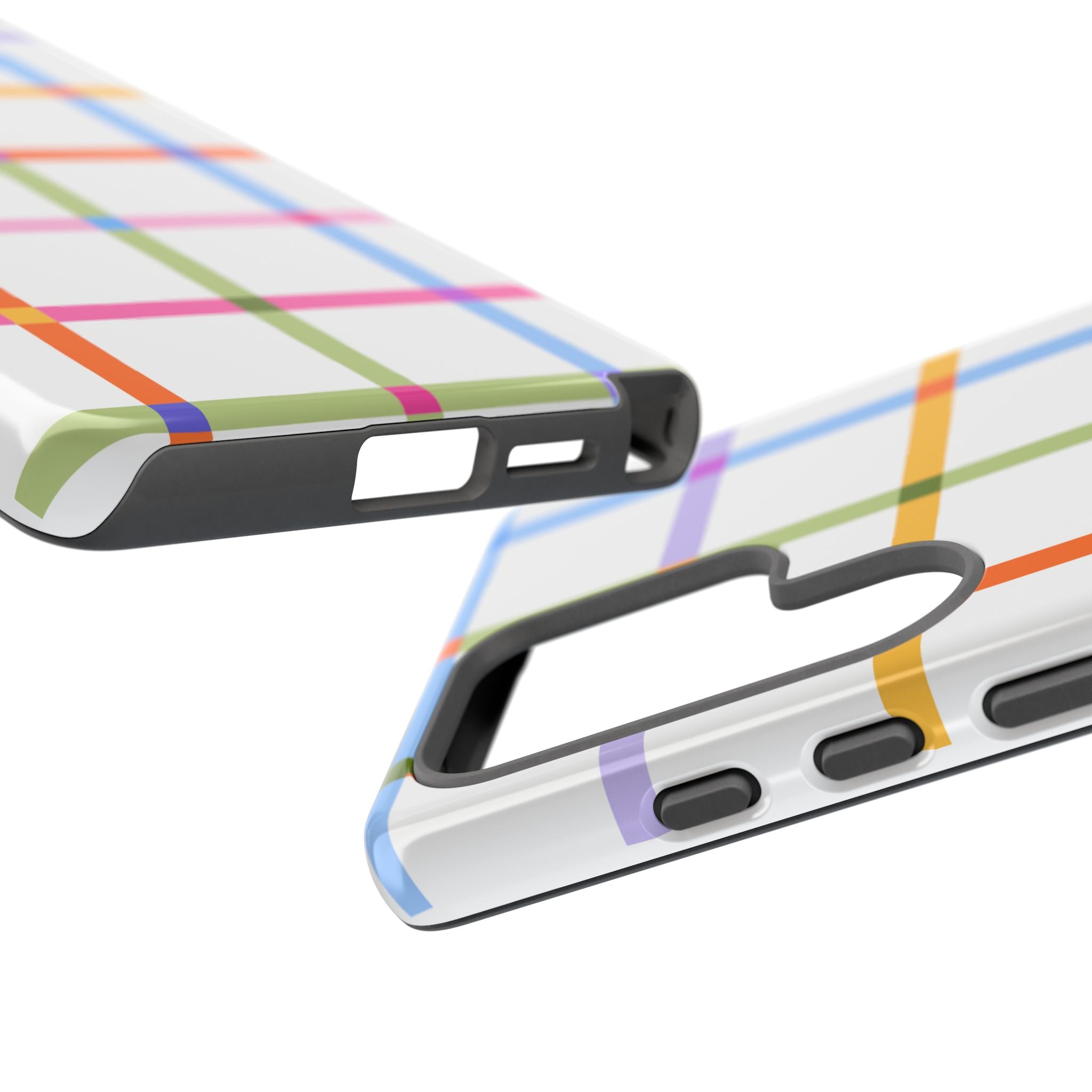 Colorful Plaid Tough Phone Case