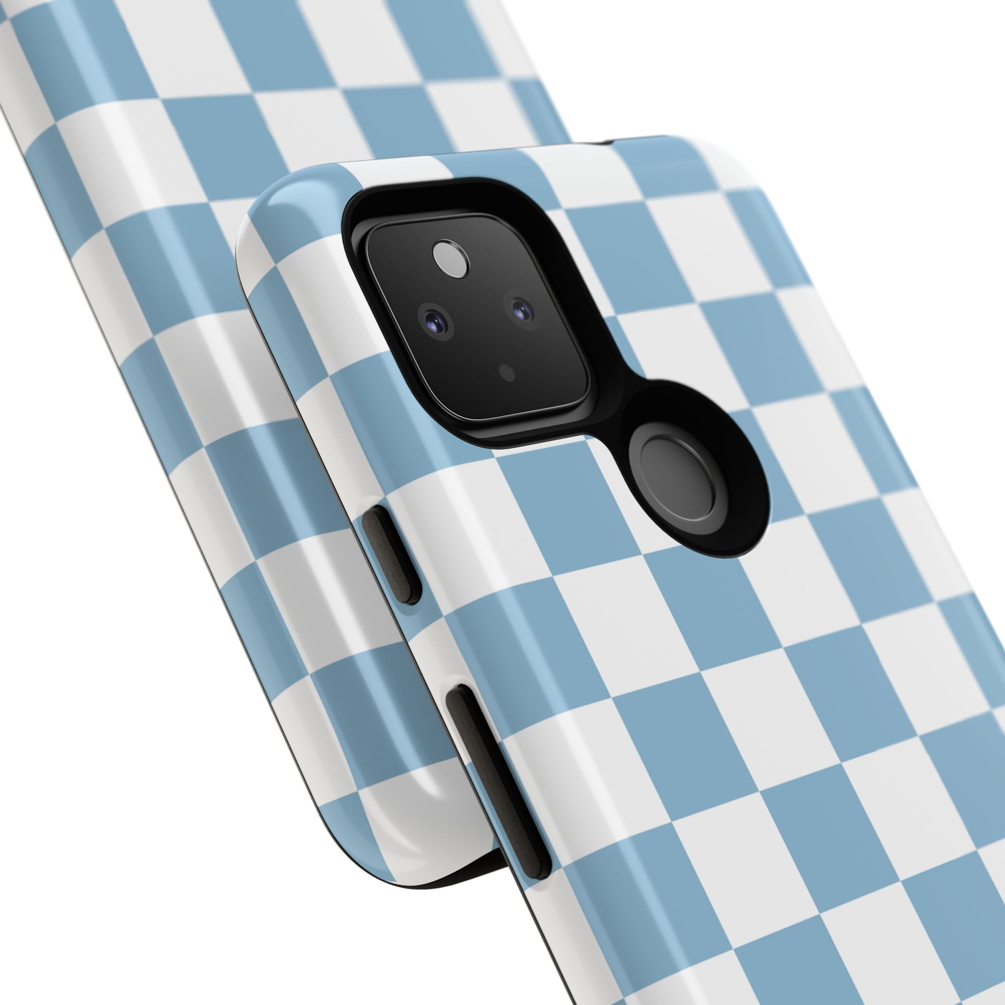 Blue Checkerboard Tough Phone Case