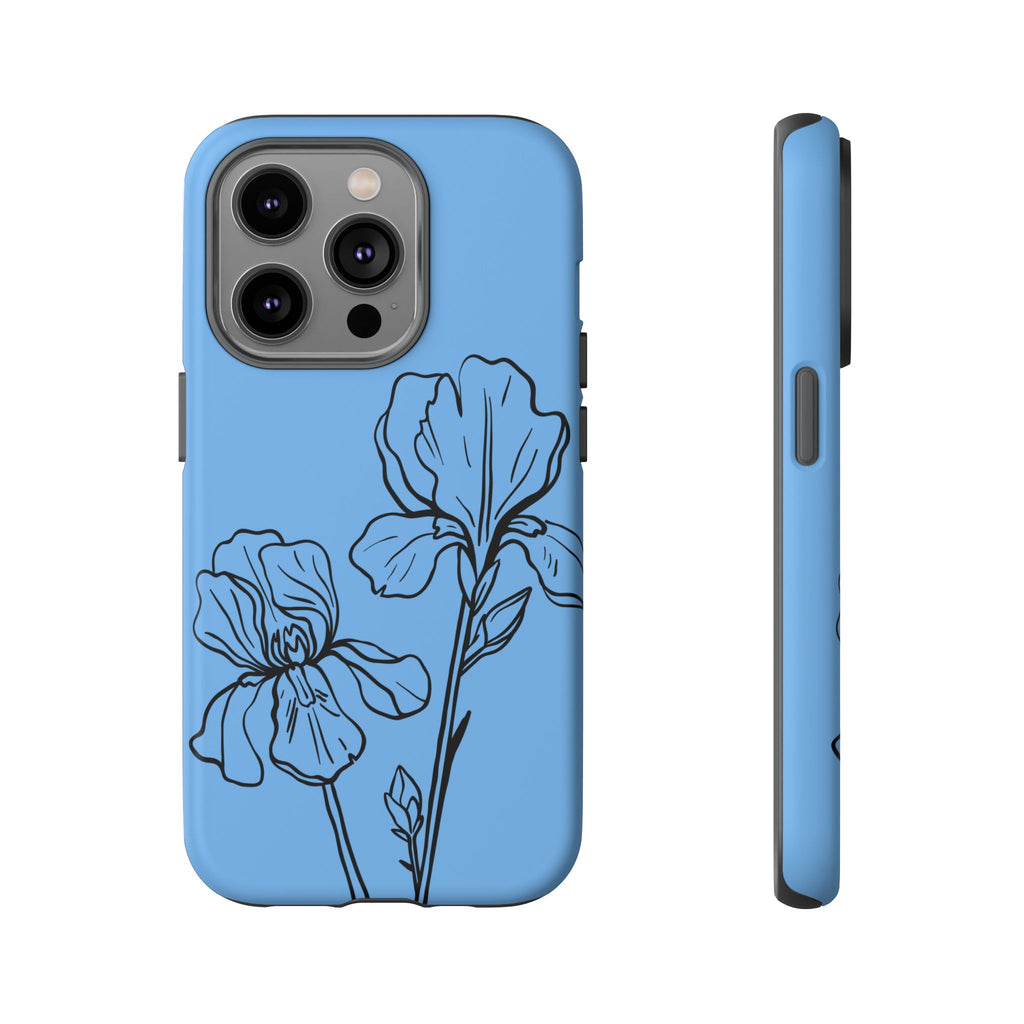 Blue Floral Phone Case