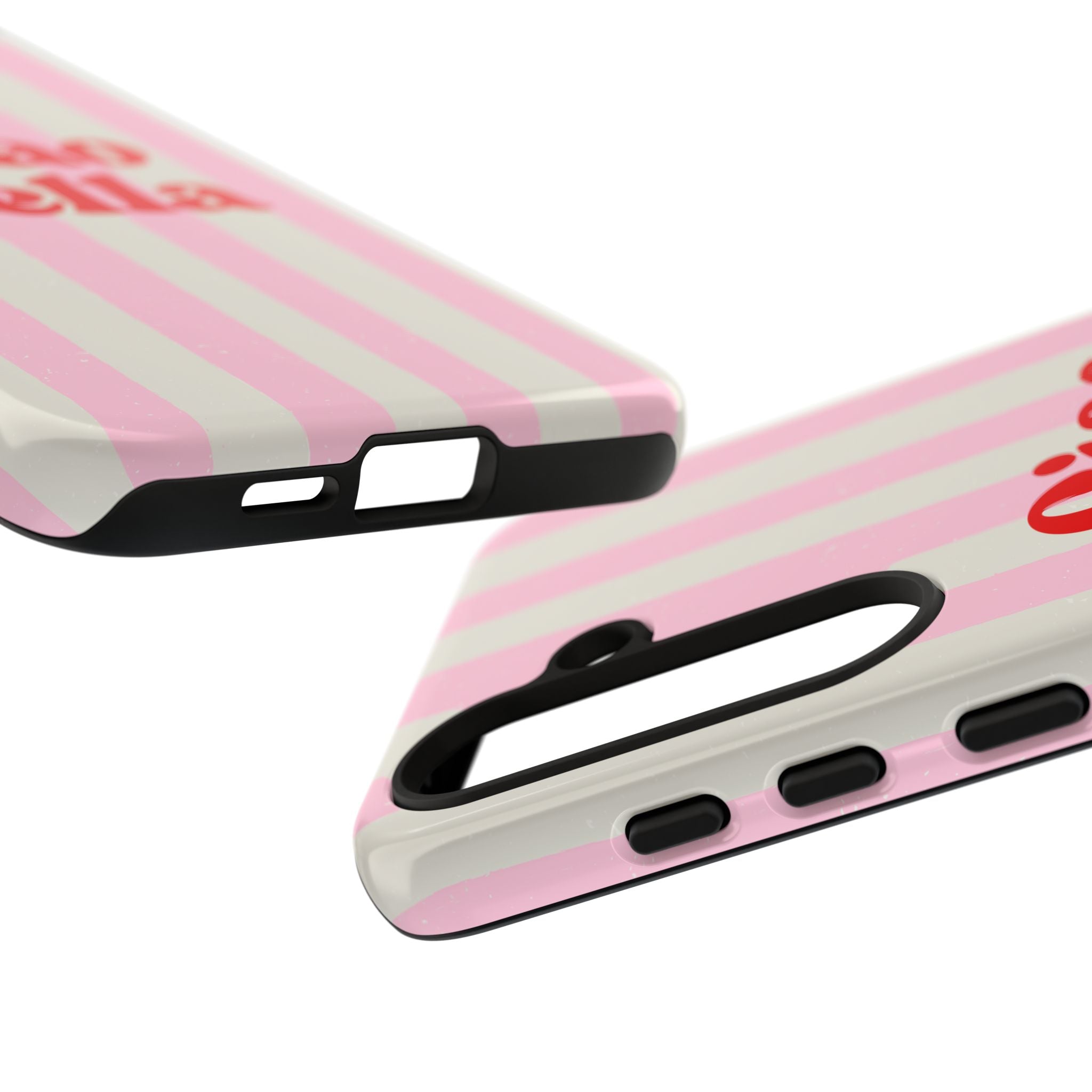 Pink Stripe Ciao Bella Phone Case