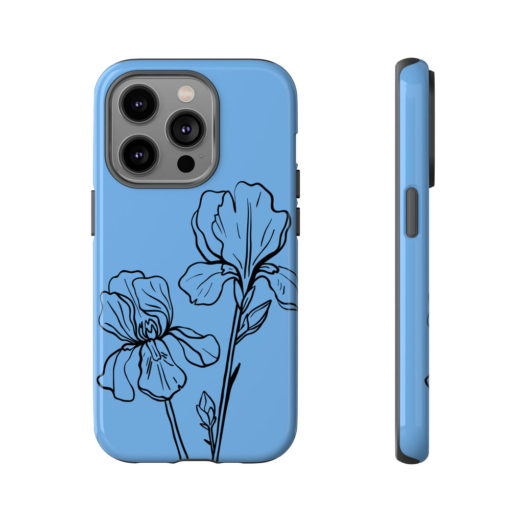 Blue Floral Phone Case