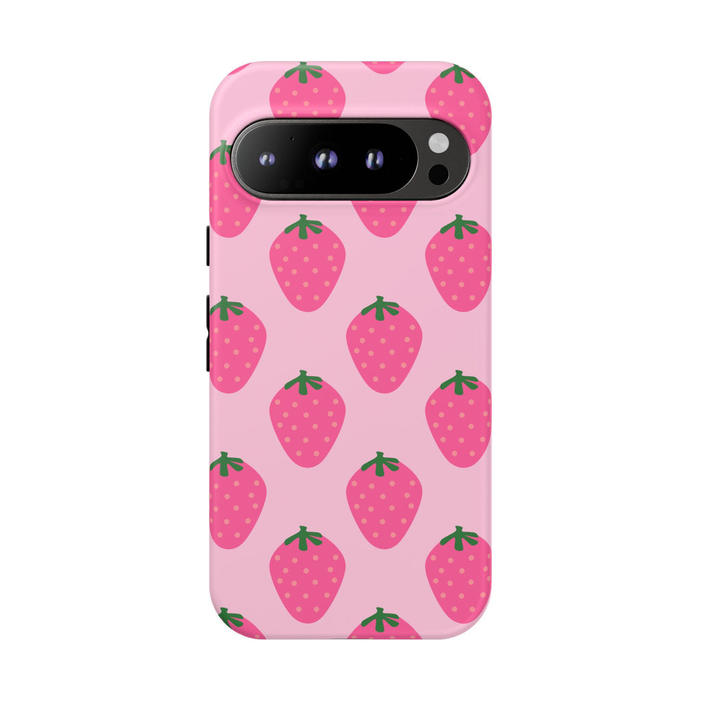 Pink Strawberry Phone Case