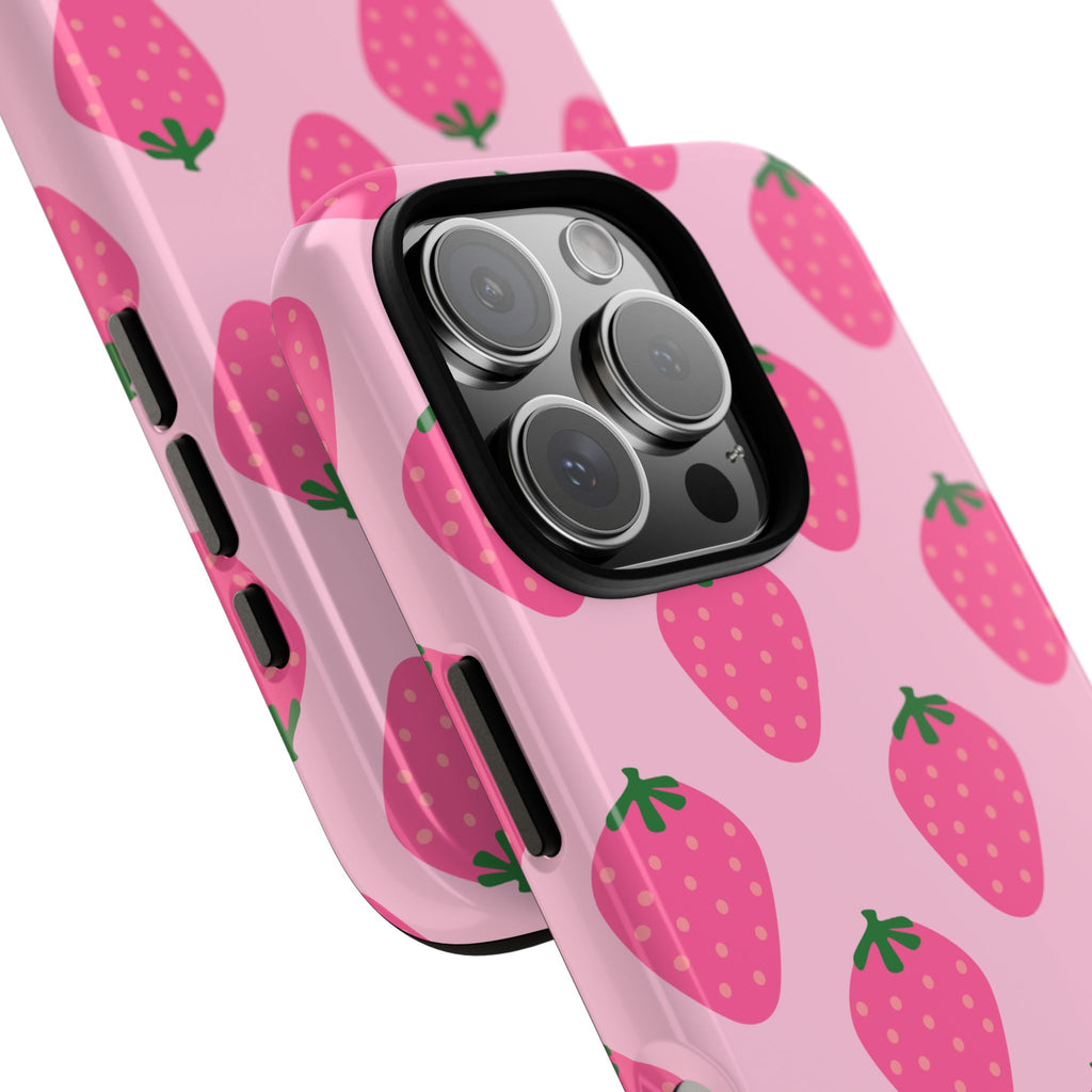 Pink Strawberry Phone Case