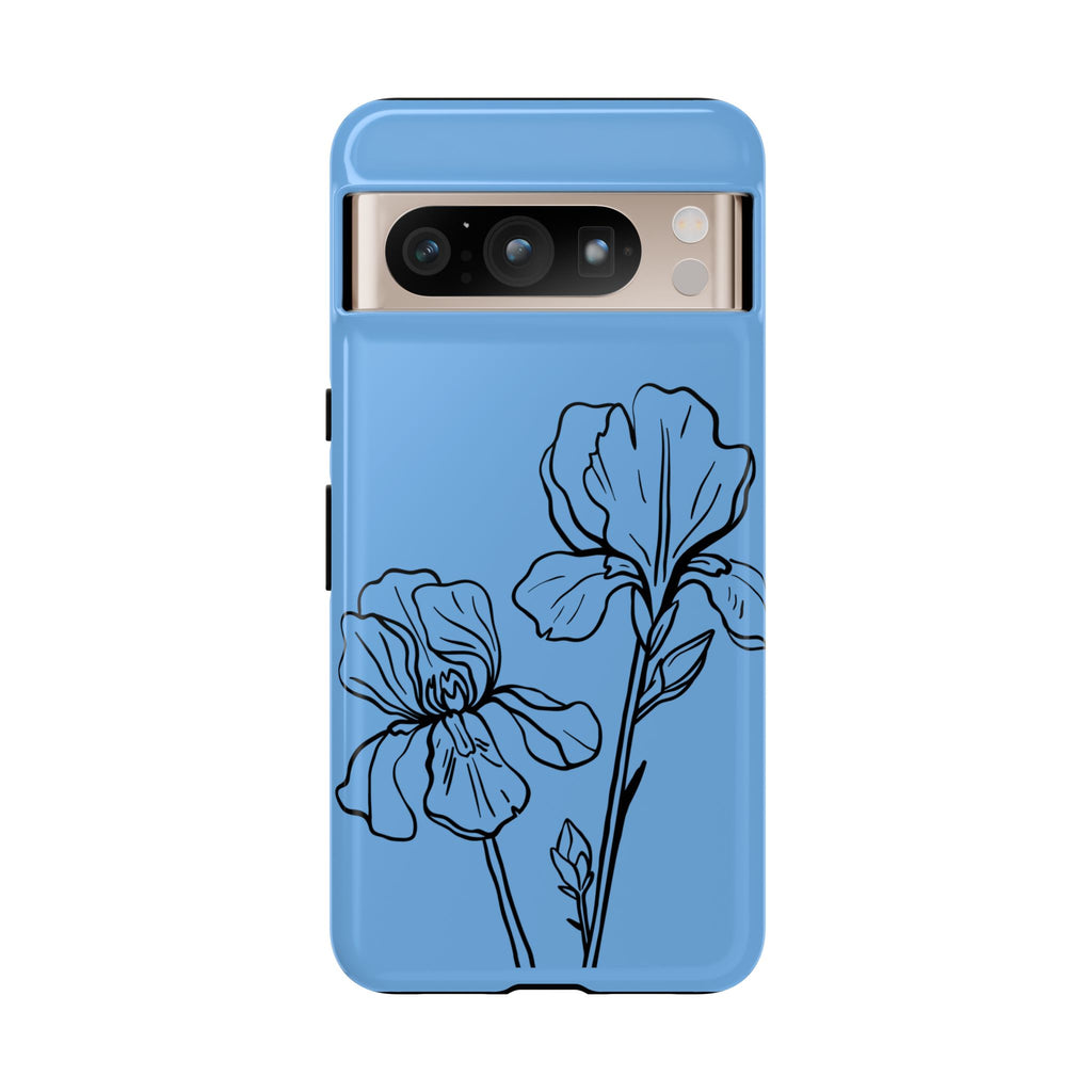 Blue Floral Phone Case