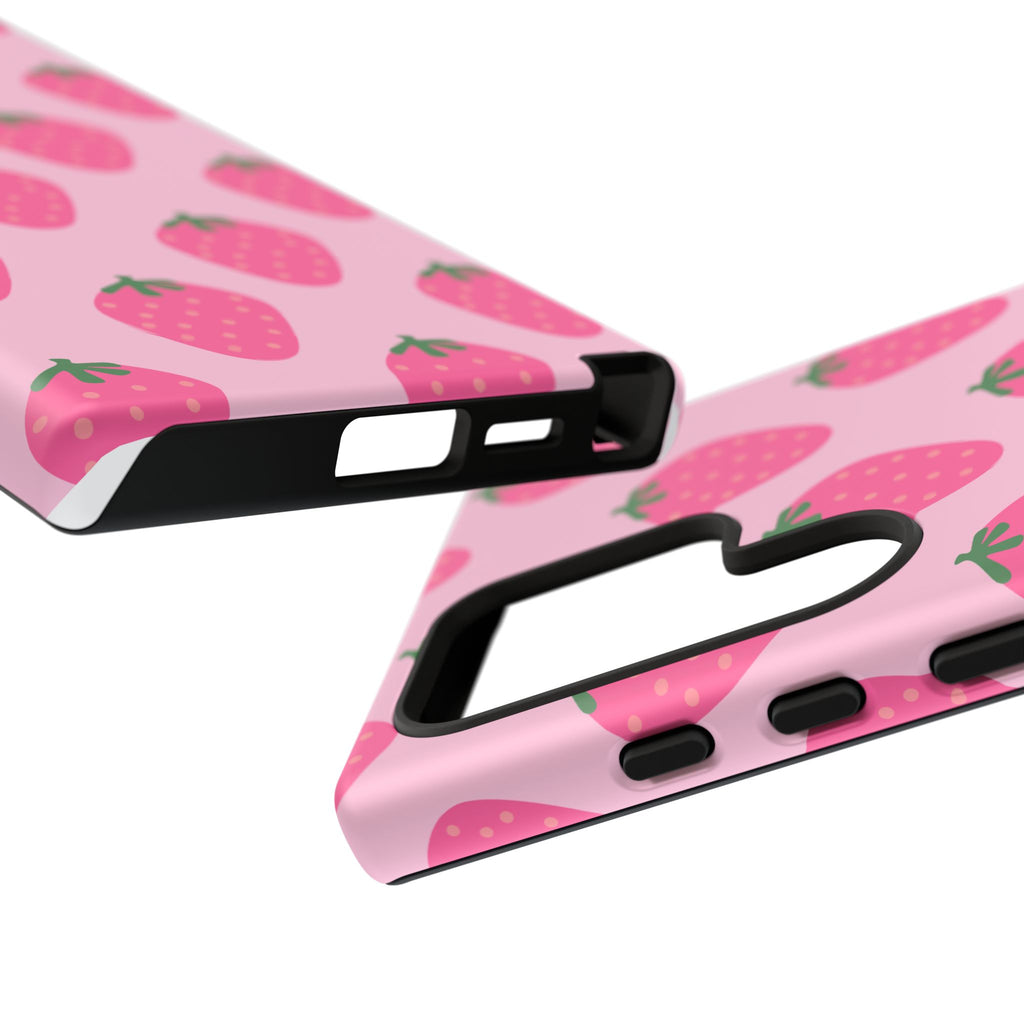 Pink Strawberry Phone Case