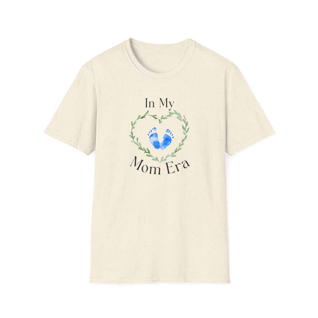 In My Mom Era Baby Footprint Tee