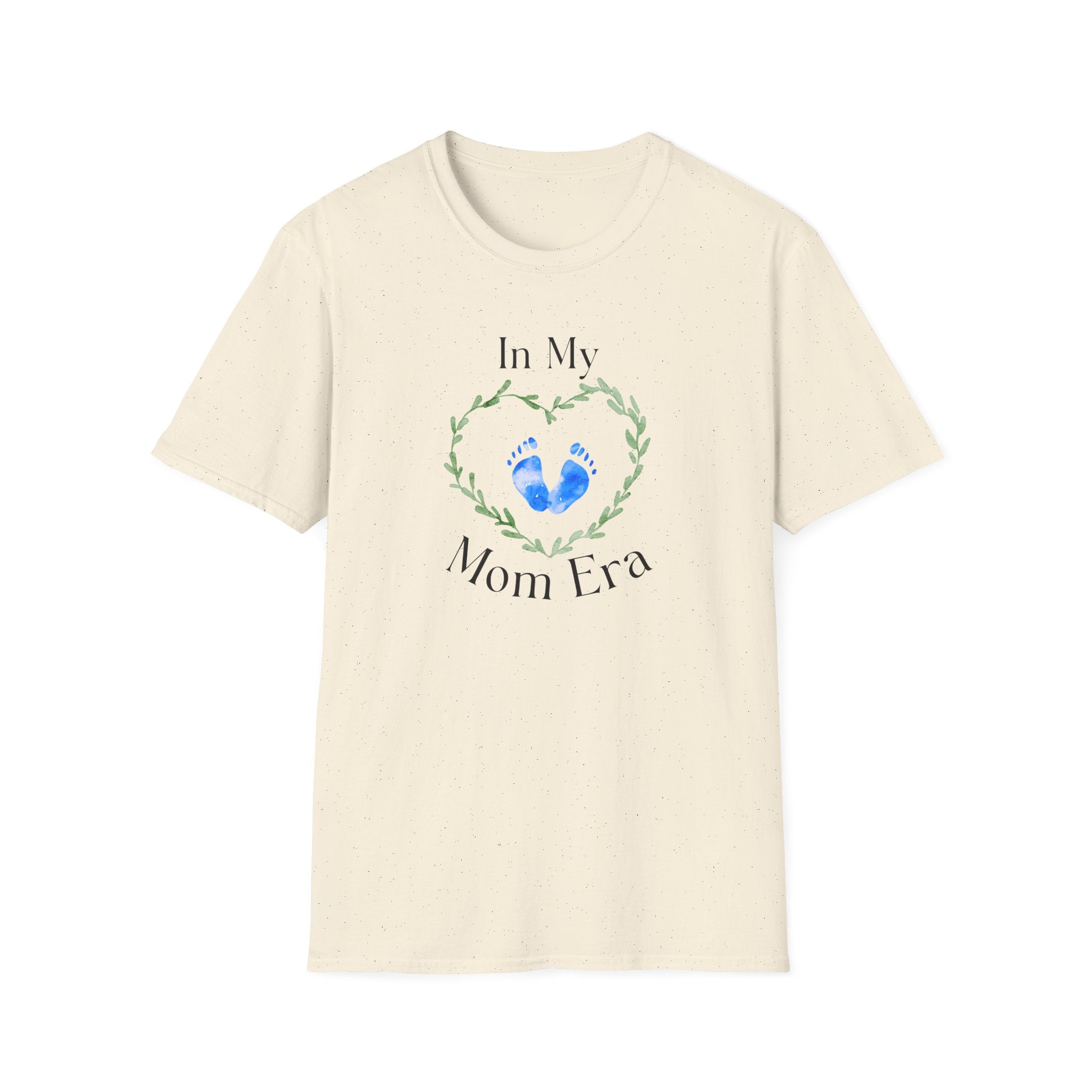 In My Mom Era Baby Footprint Tee