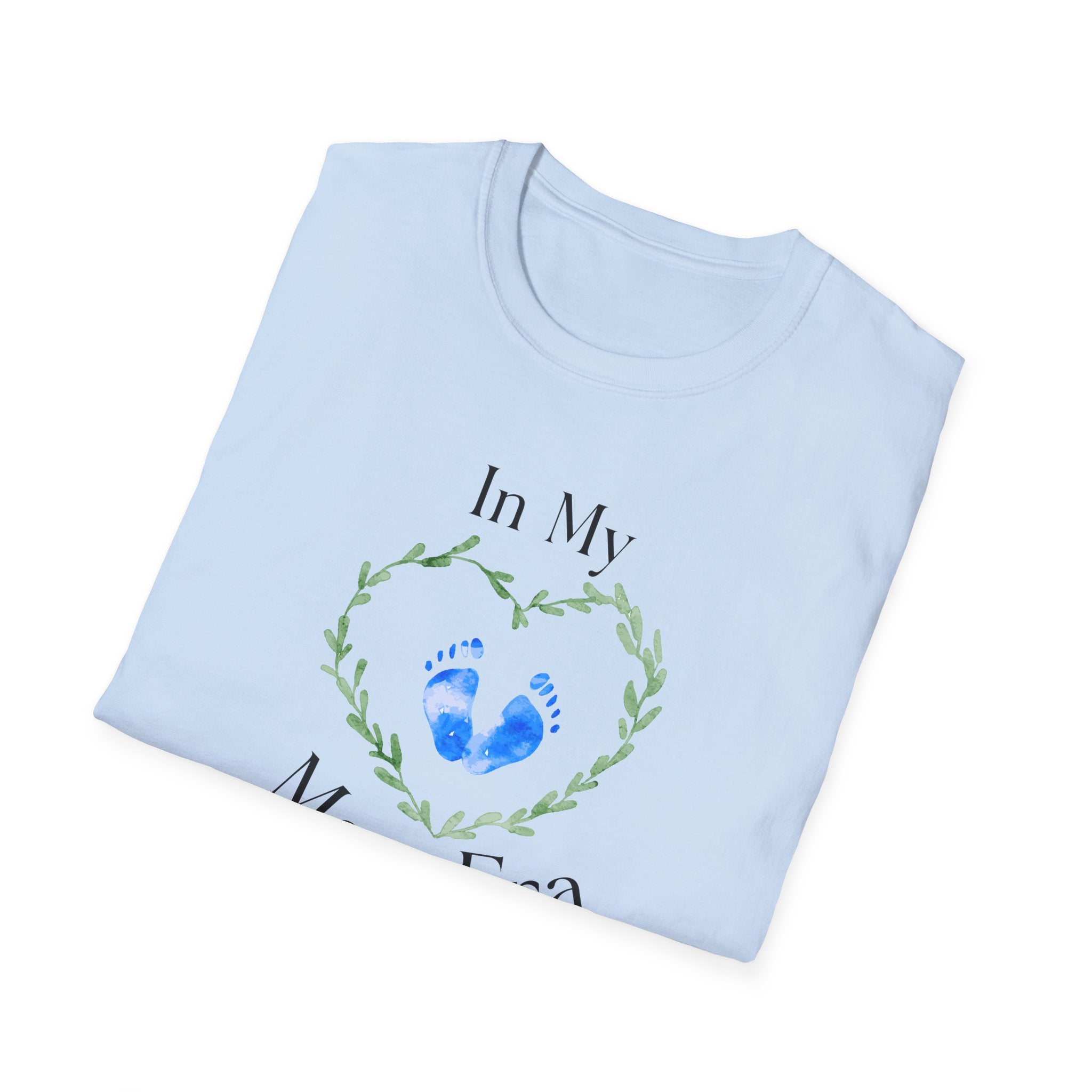 In My Mom Era Baby Footprint Tee