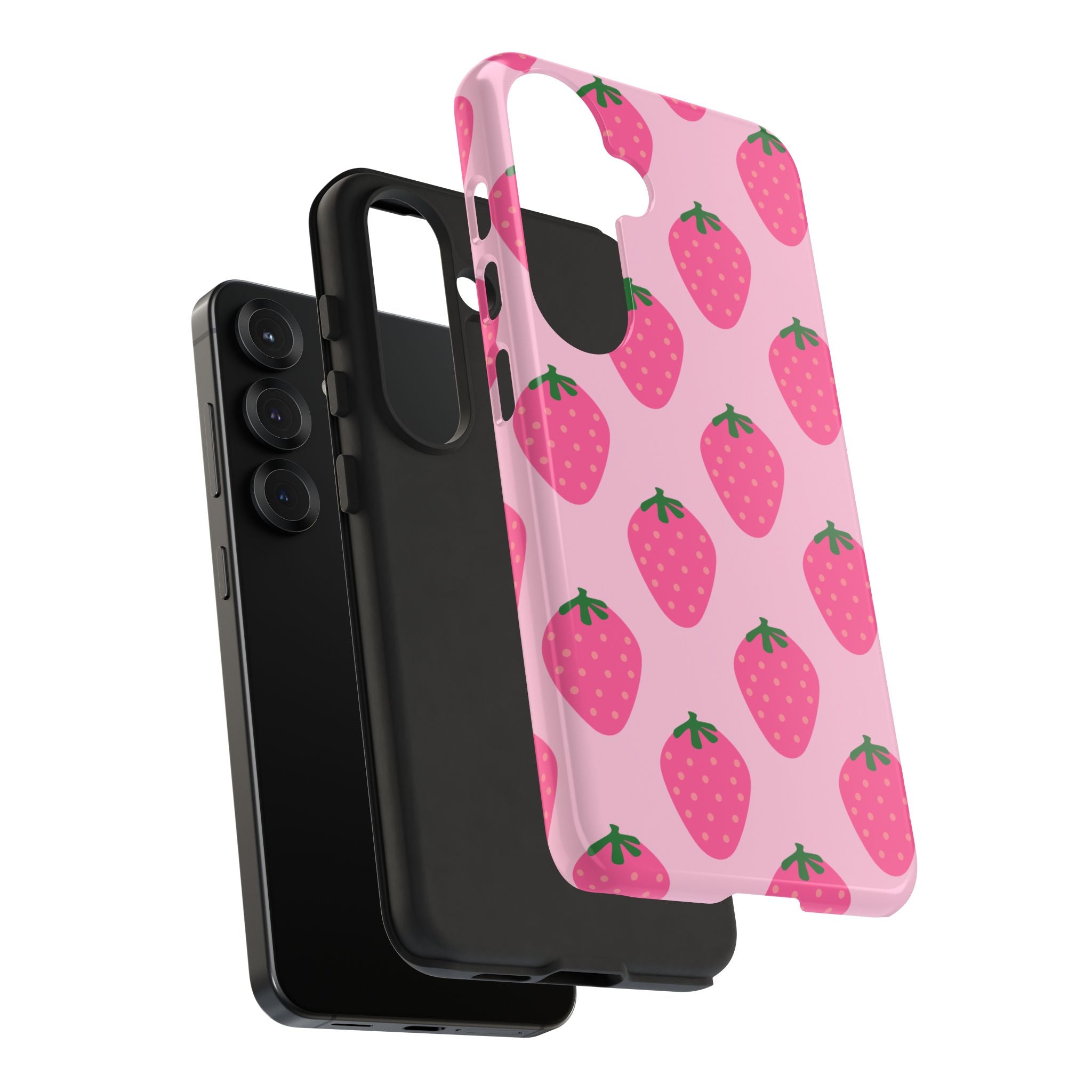 Pink Strawberry Phone Case