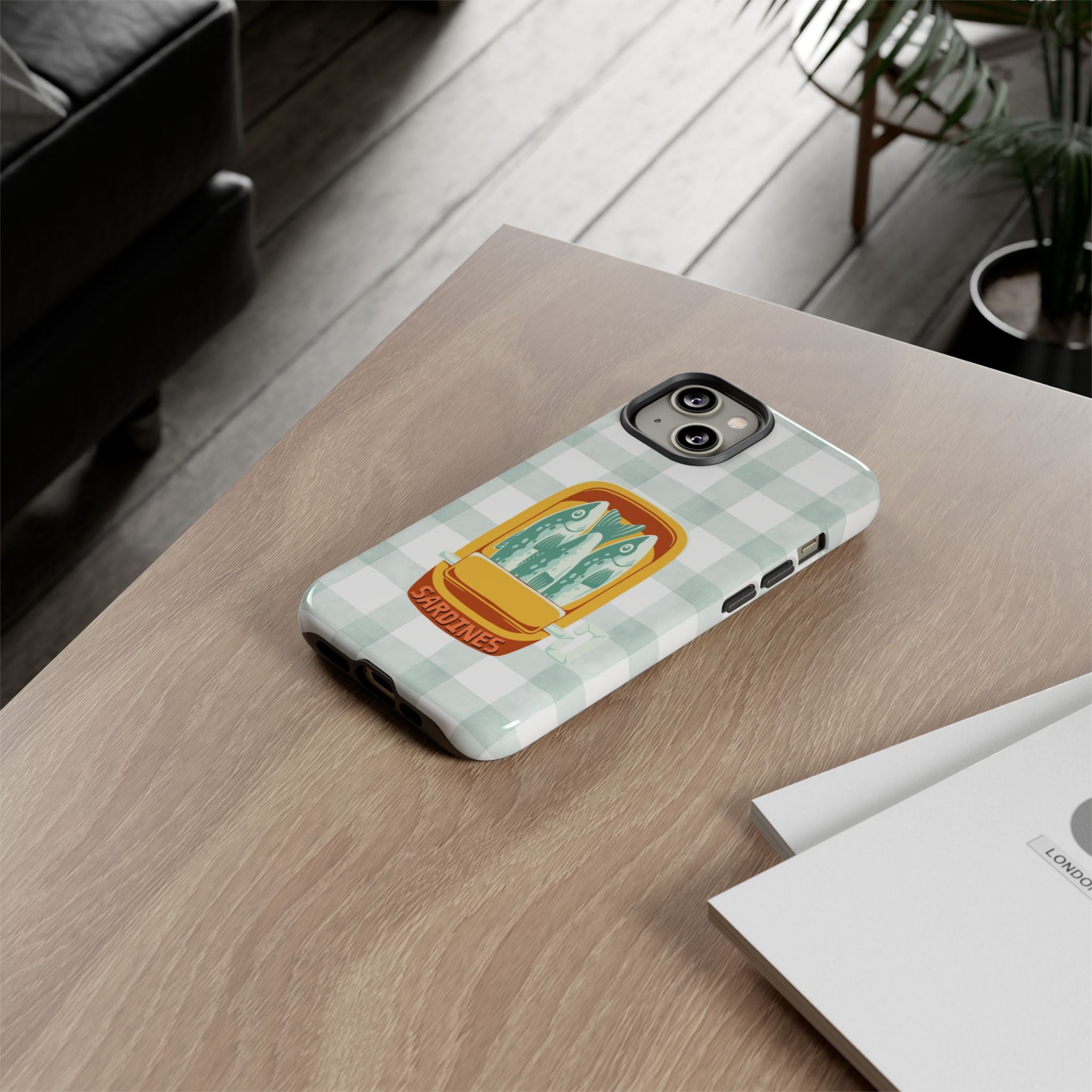Sardines Plaid Phone Case