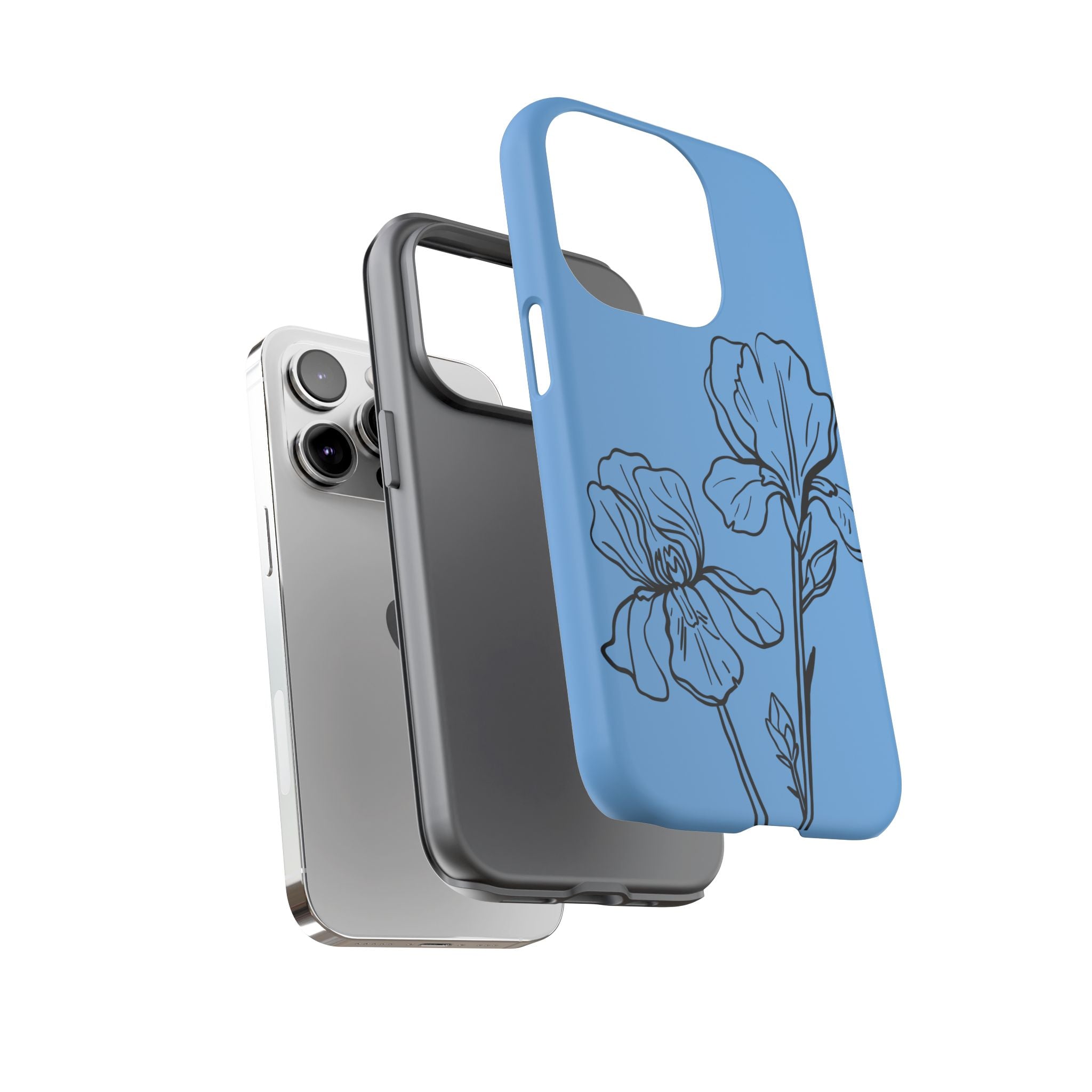 Blue Floral Phone Case