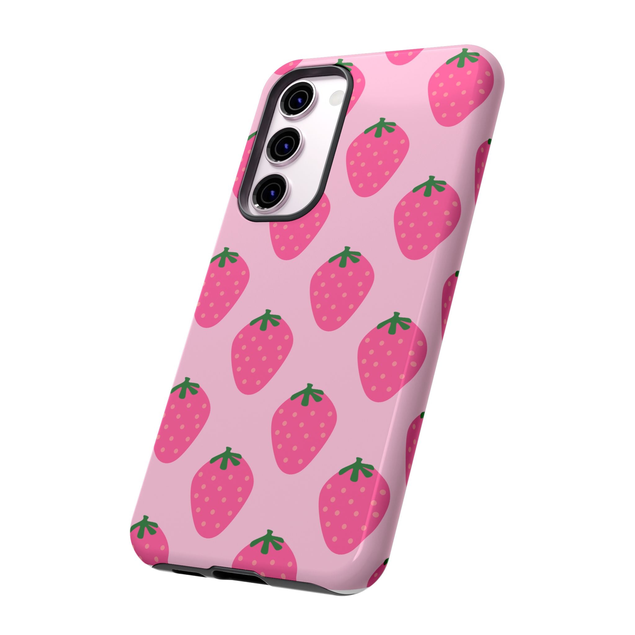 Pink Strawberry Phone Case