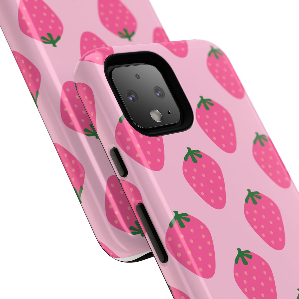 Pink Strawberry Phone Case