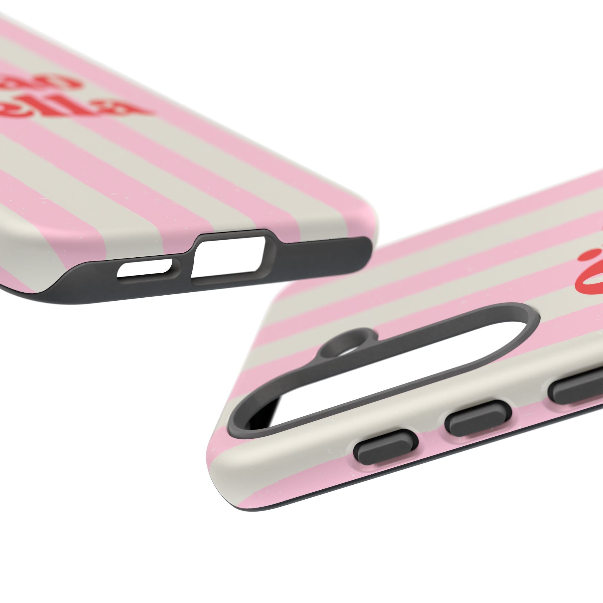 Pink Stripe Ciao Bella Phone Case