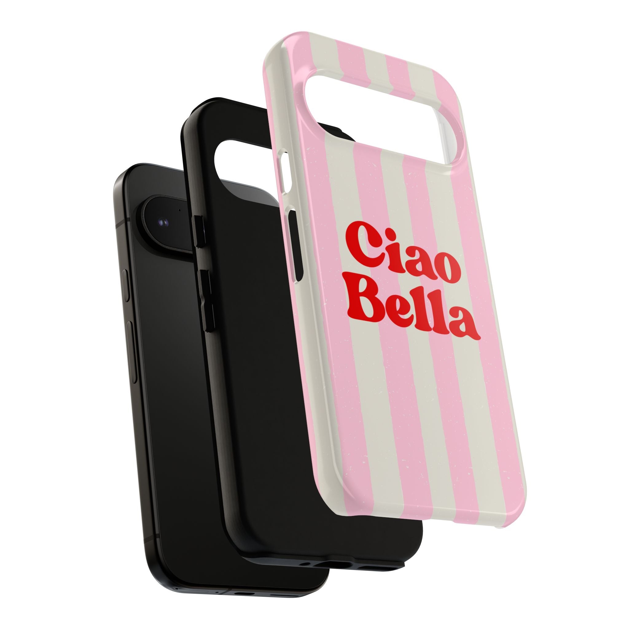 Pink Stripe Ciao Bella Phone Case