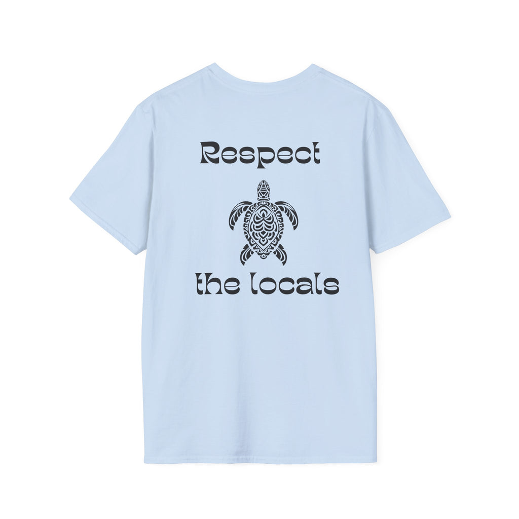 Ocean-Inspired Respect the Locals T-Shirt