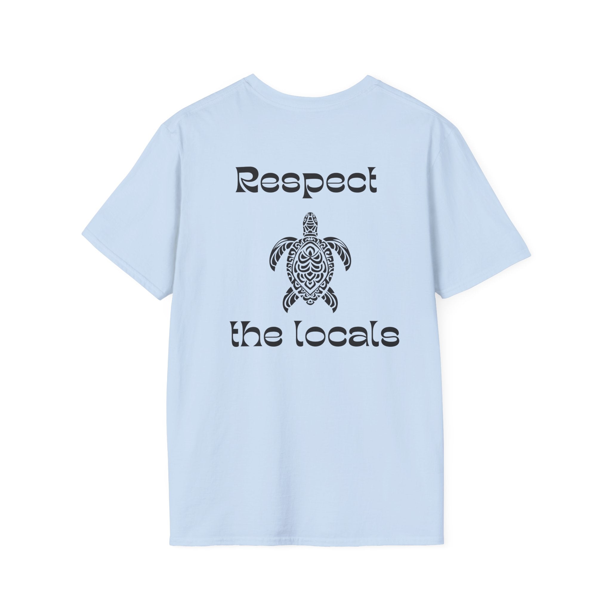 Ocean-Inspired Respect the Locals T-Shirt