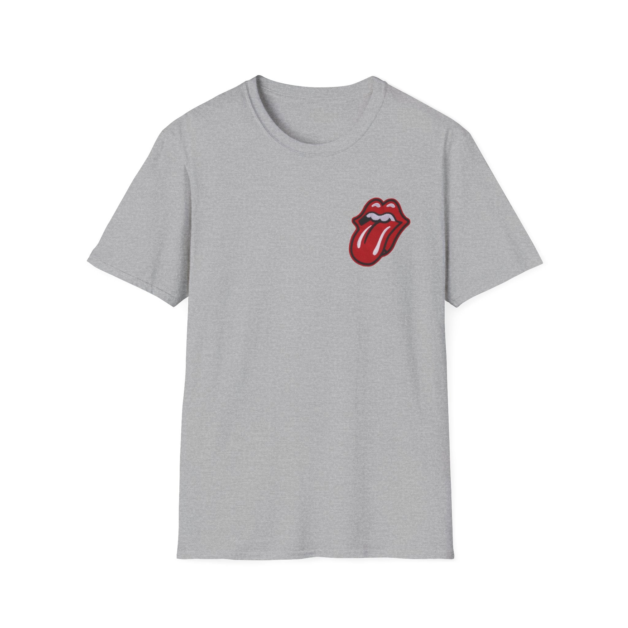 Rolling Stones Inspired Patch Unisex Graphic T-Shirt