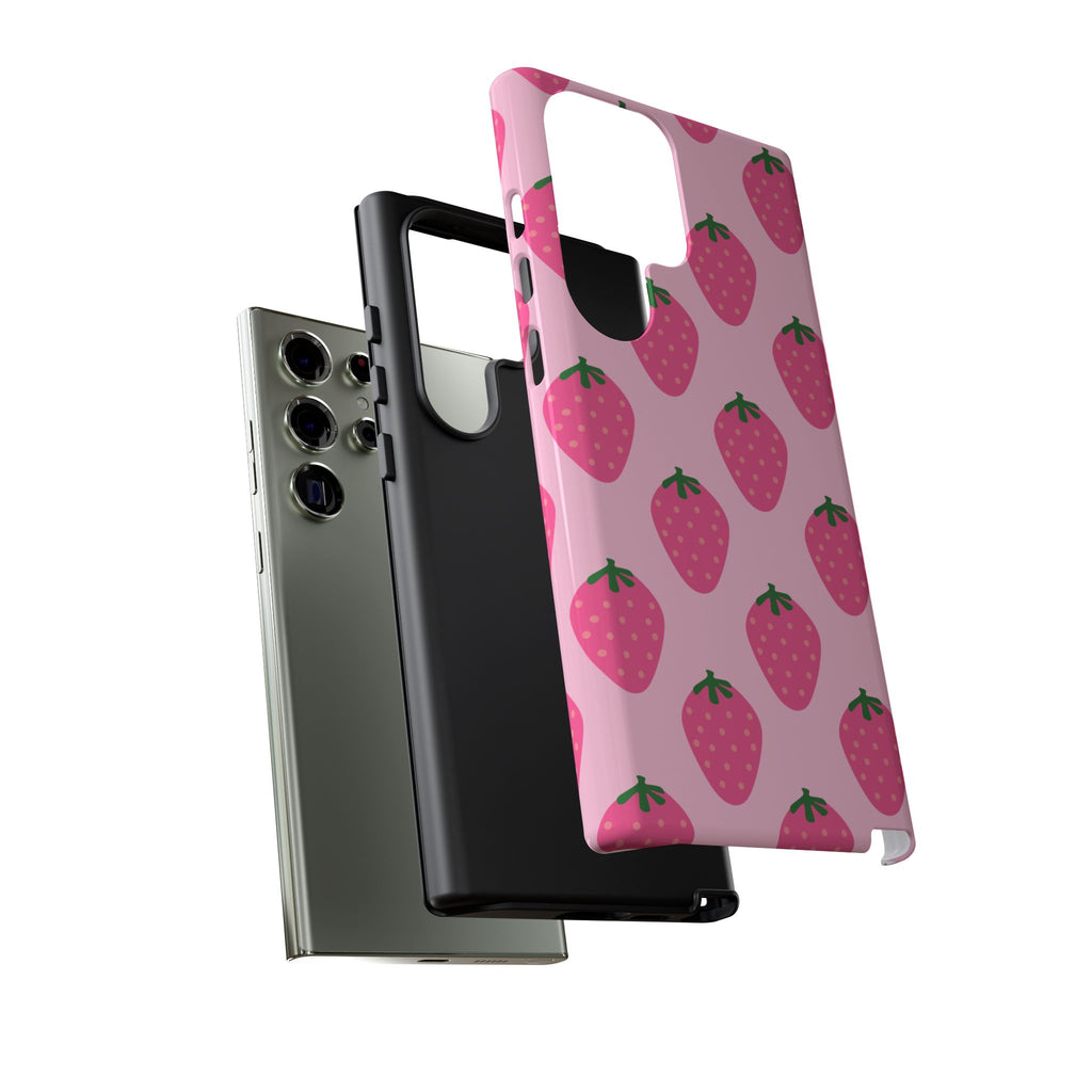 Pink Strawberry Phone Case
