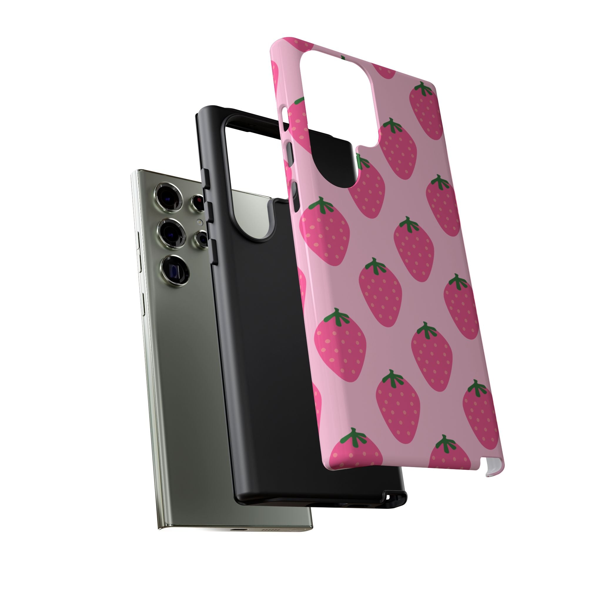 Pink Strawberry Phone Case