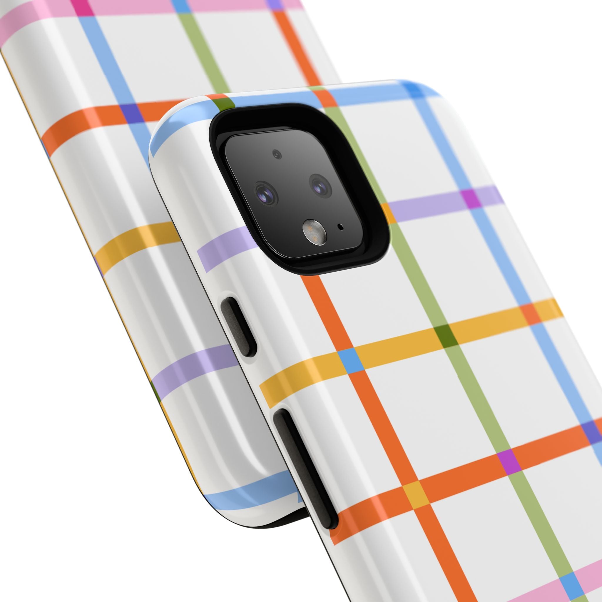 Colorful Plaid Tough Phone Case