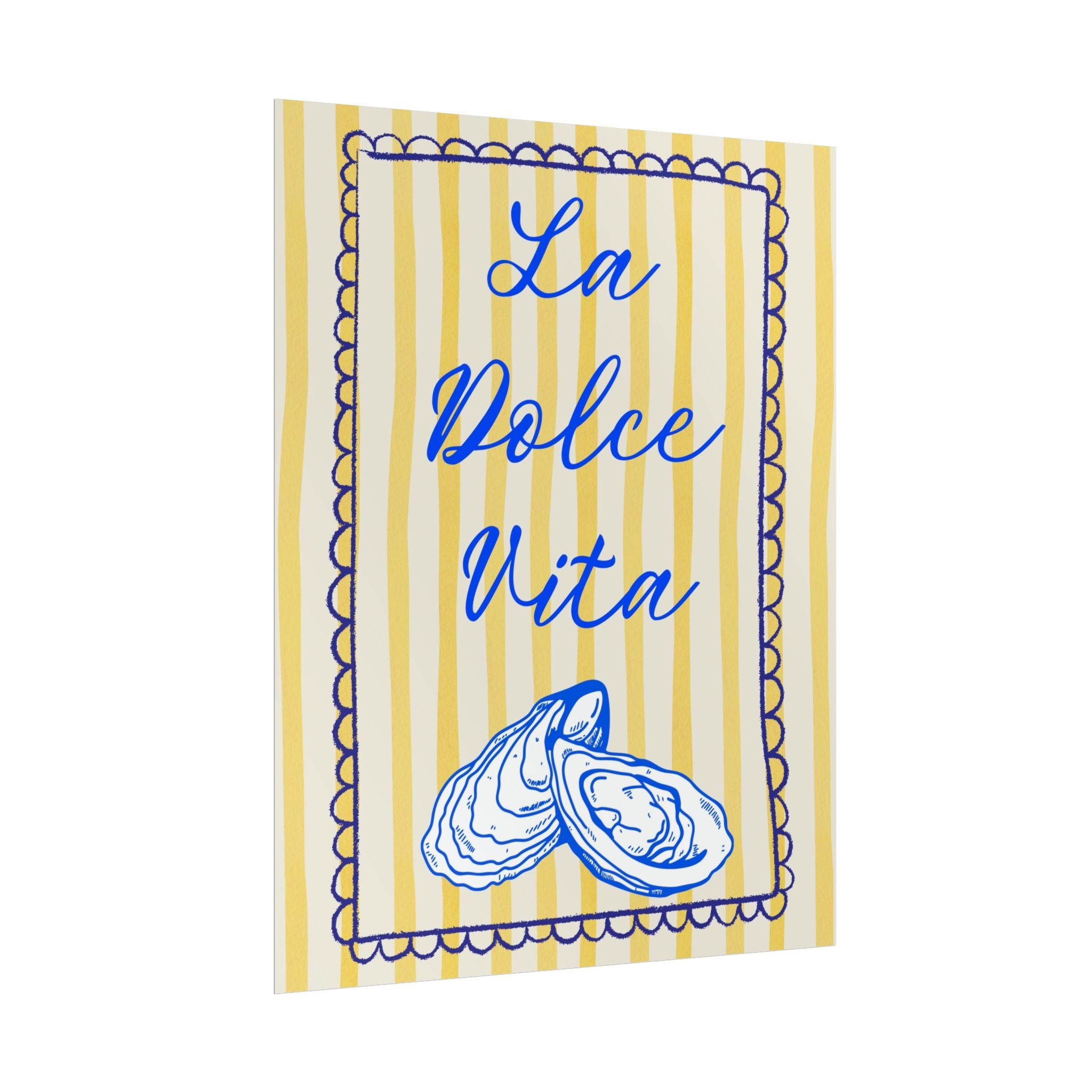 La Dolce Vita Rolled Poster - Coastal Charm Wall Art