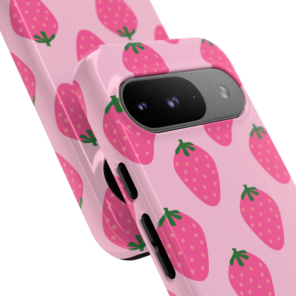 Pink Strawberry Phone Case