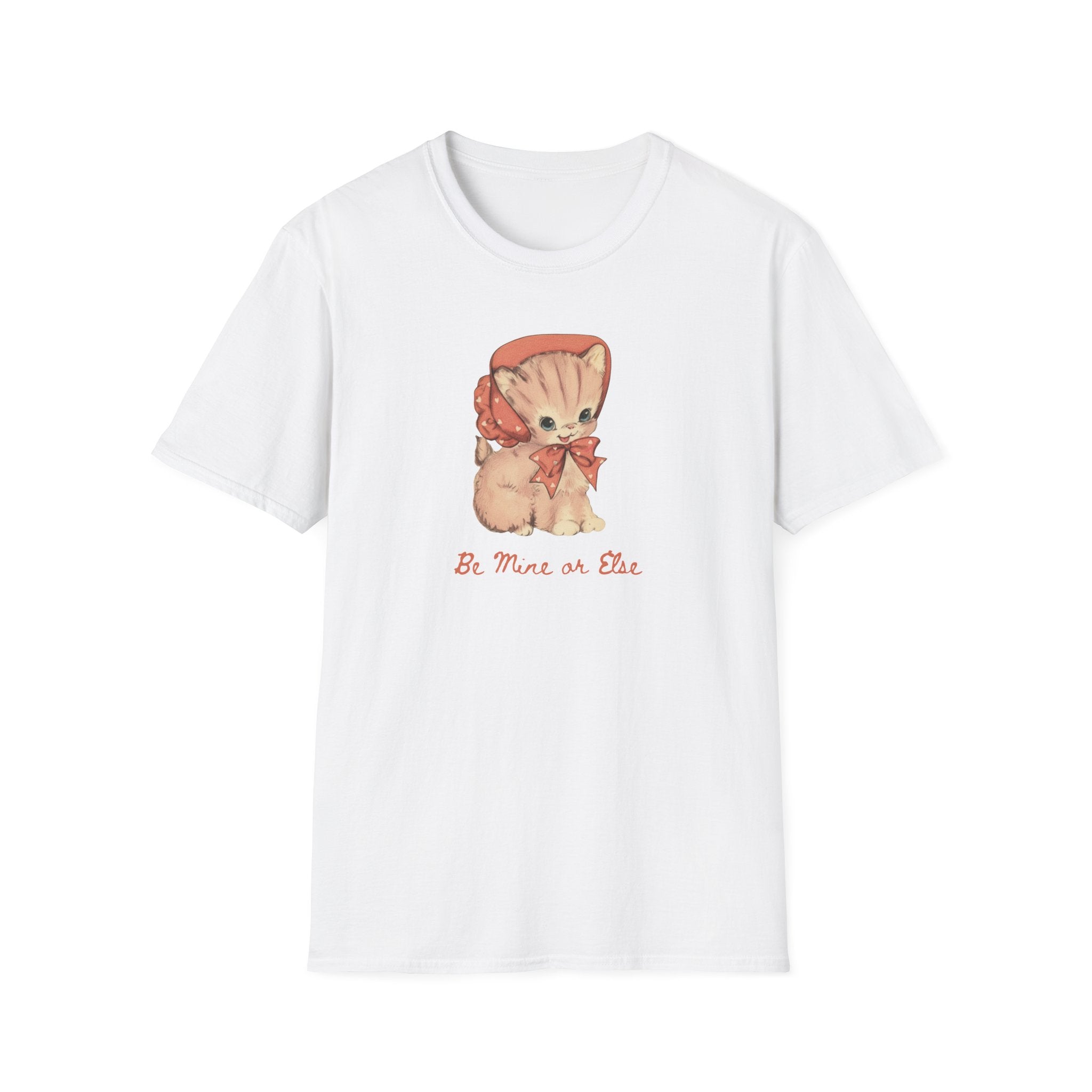 Be Mine or Else Vintage Kitten T-Shirt